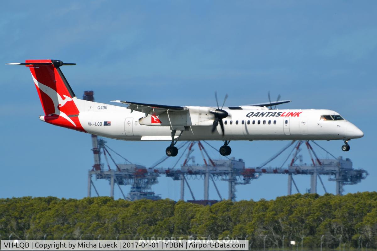 VH-LQB, 2010 Bombardier DHC-8-402 Dash 8 C/N 4343, At Brisbane