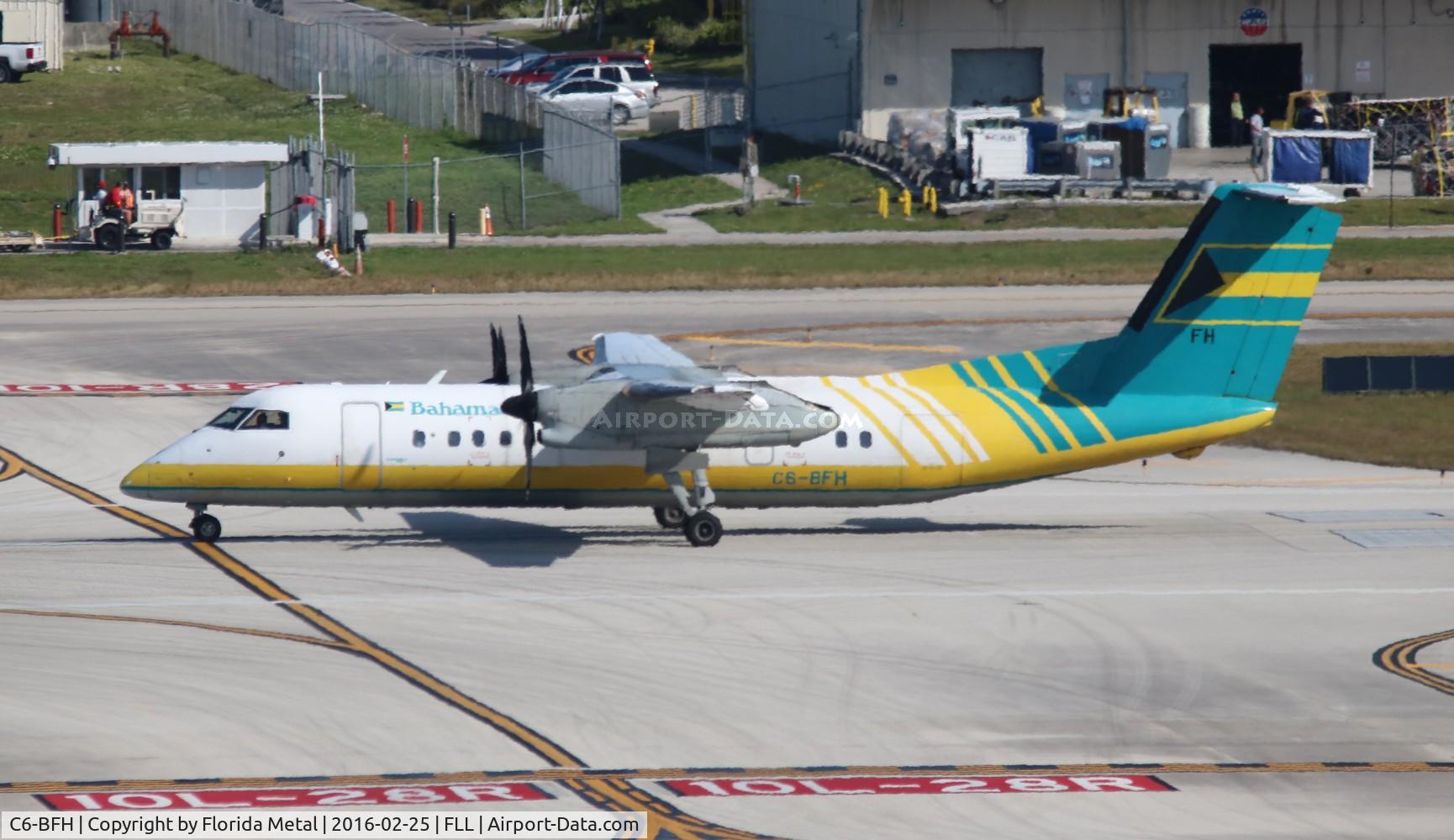 C6-BFH, 1991 De Havilland Canada DHC-8-300 Dash 8 C/N 291, Bahamas Air