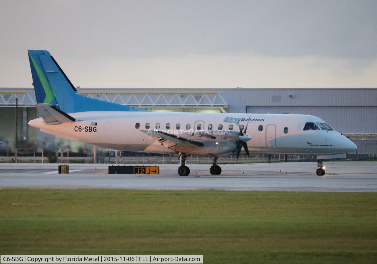C6-SBG, 1988 Saab 340A C/N 340A-110, Sky Bahamas