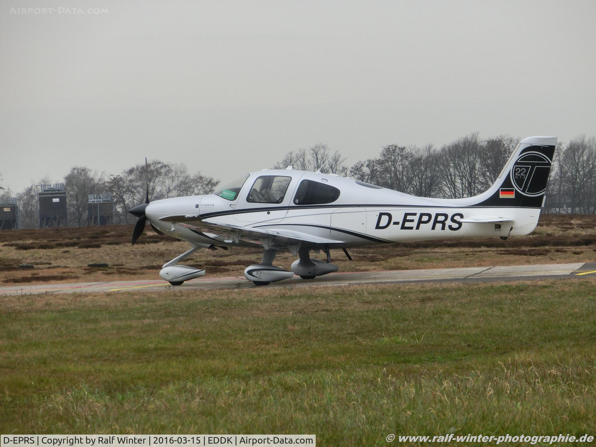D-EPRS, 2013 Cirrus SR-22T C/N 520, Cirrus SR-22T - Private - 0520 - D-EPRS - 15.03.2016 - CGN
