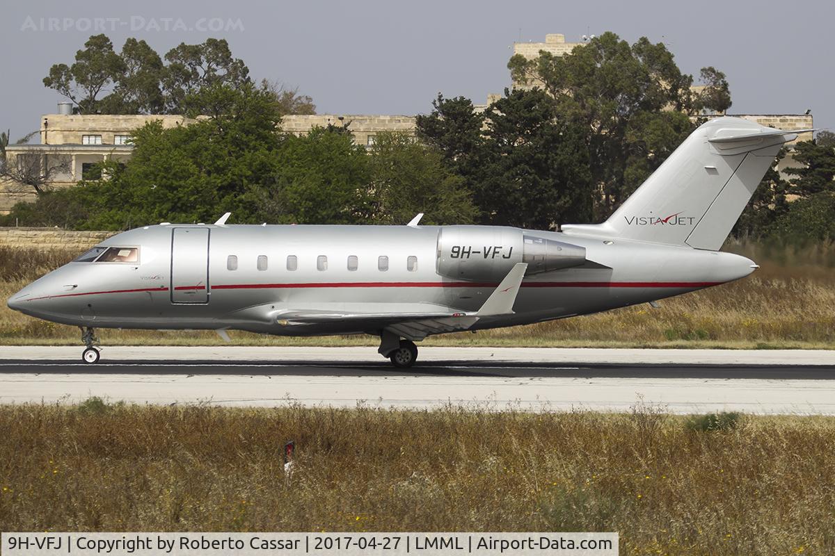 9H-VFJ, 2014 Bombardier Challenger 605 (CL-600-2B16) C/N 5987, Runway 13
