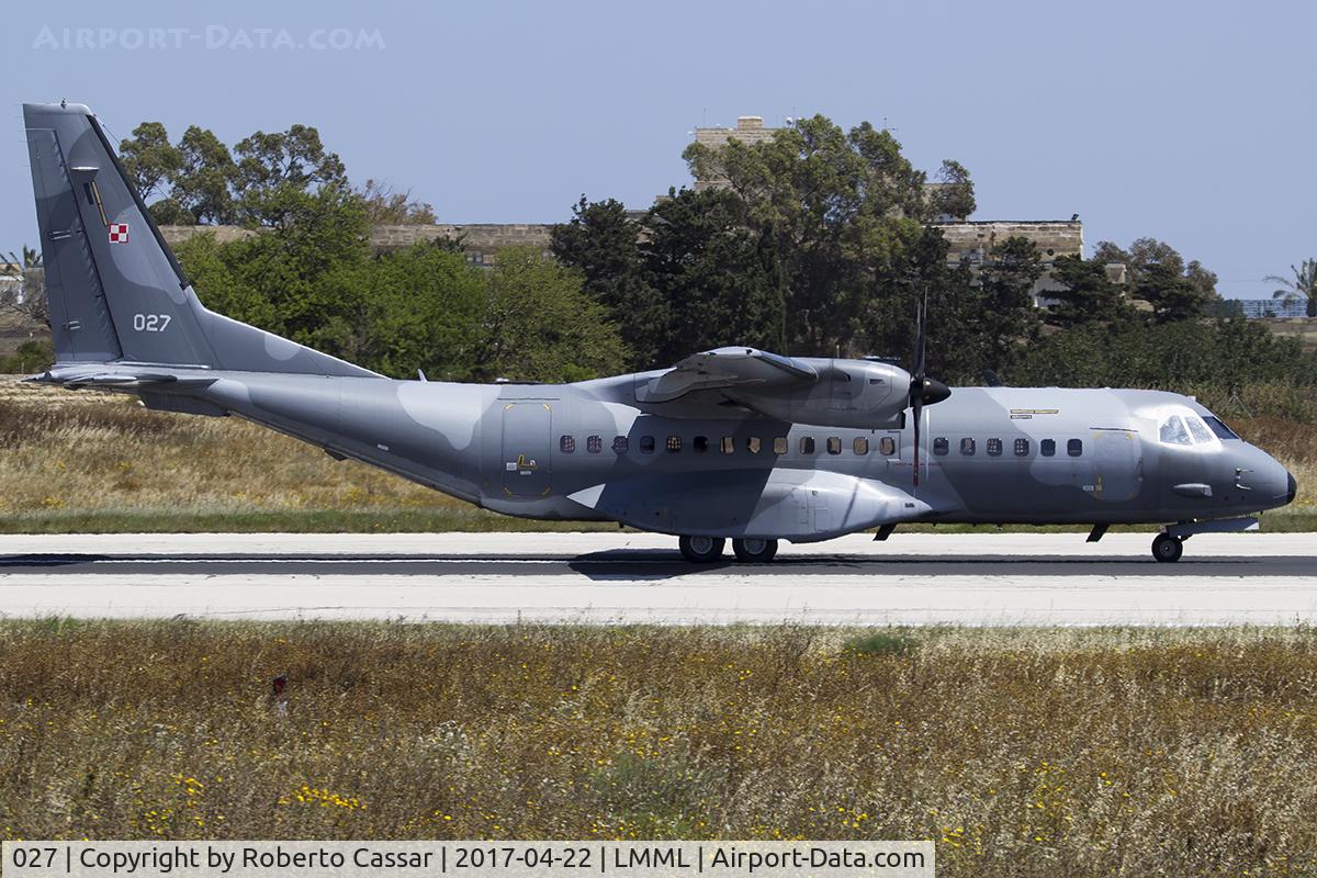 027, 2013 CASA C-295M C/N S-107, Runway 13