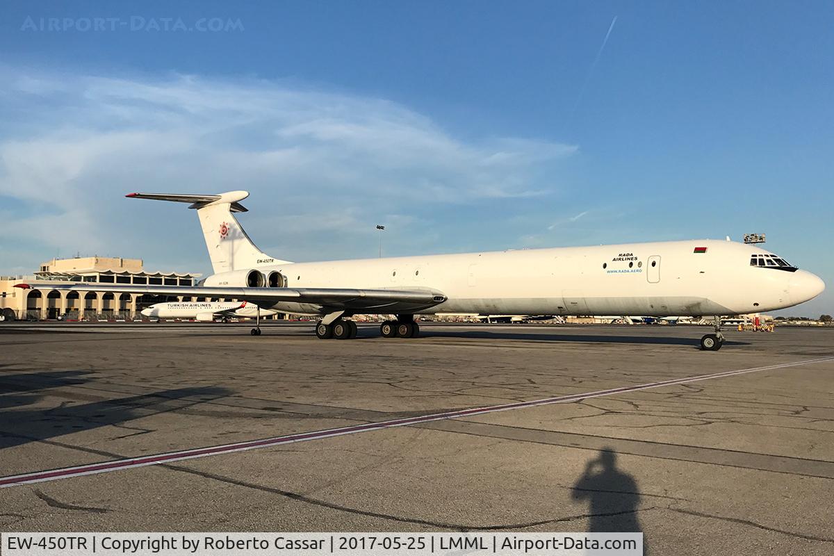 EW-450TR, 1985 Ilyushin Il-62MF C/N 4546257, Apron 9