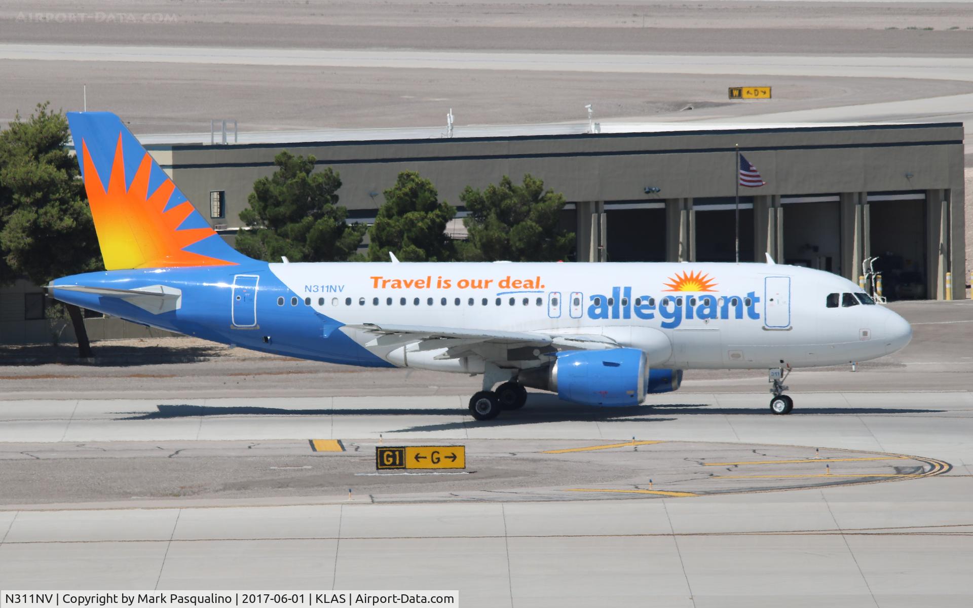 N311NV, 2006 Airbus A319-111 C/N 2702, Airbus A319