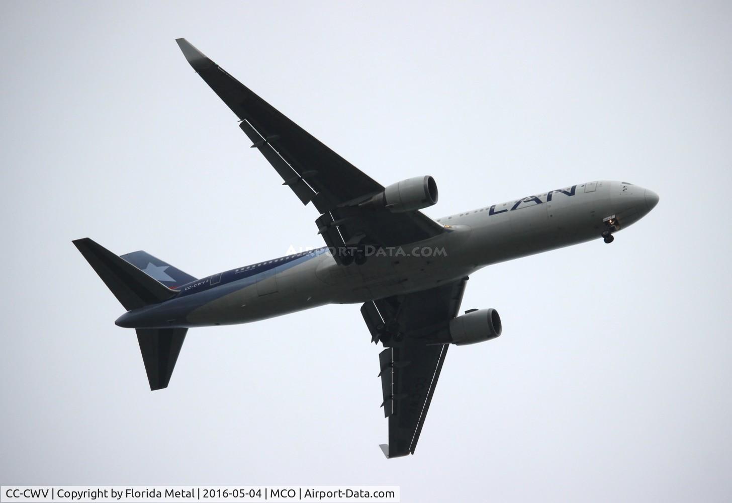 CC-CWV, 2007 Boeing 767-316/ER C/N 35230, LAN diversion to MCO
