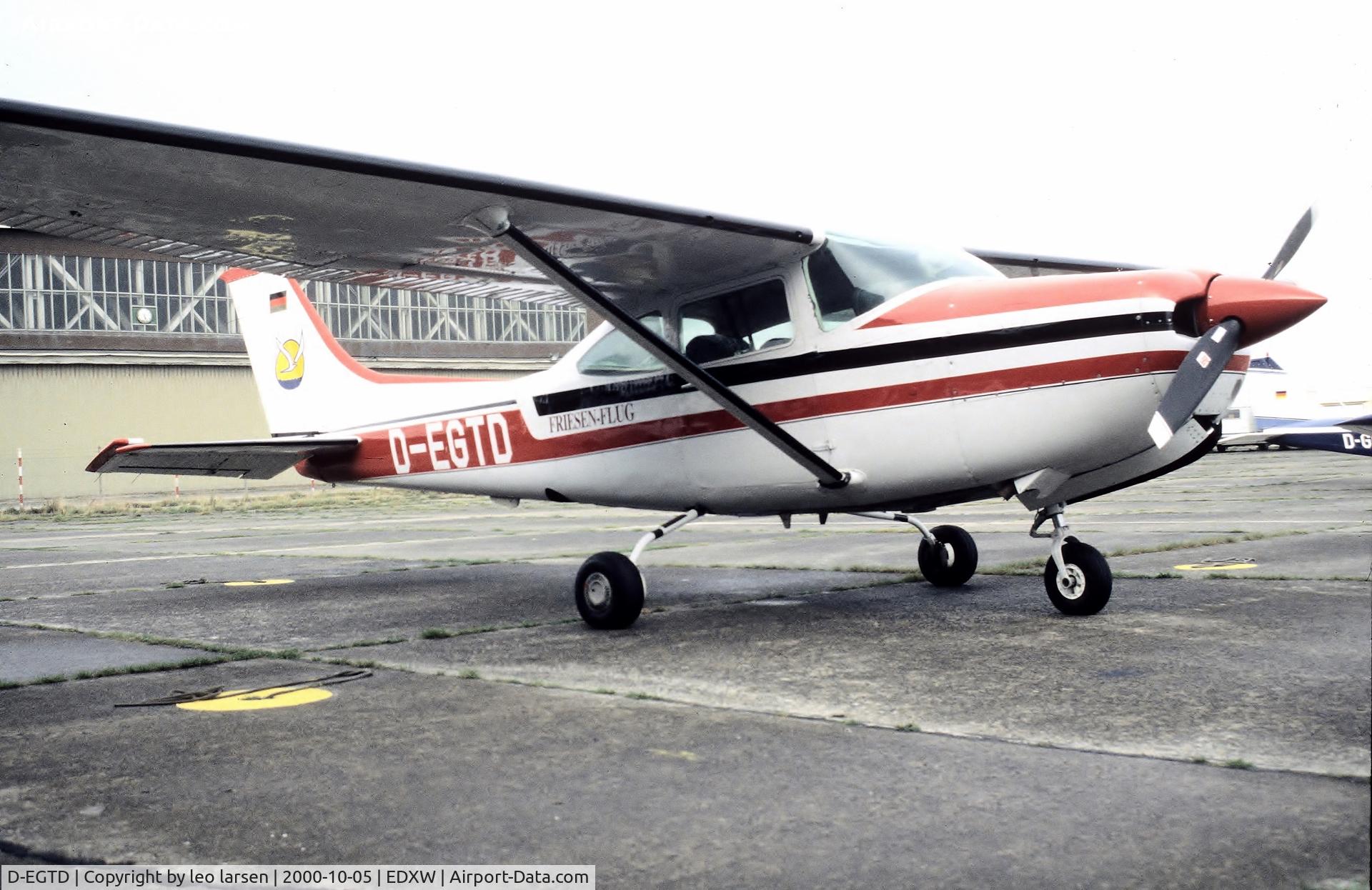 D-EGTD, 1978 Reims FR.182 Skylane RG C/N FR1820003, Sylt 5.10.2000
