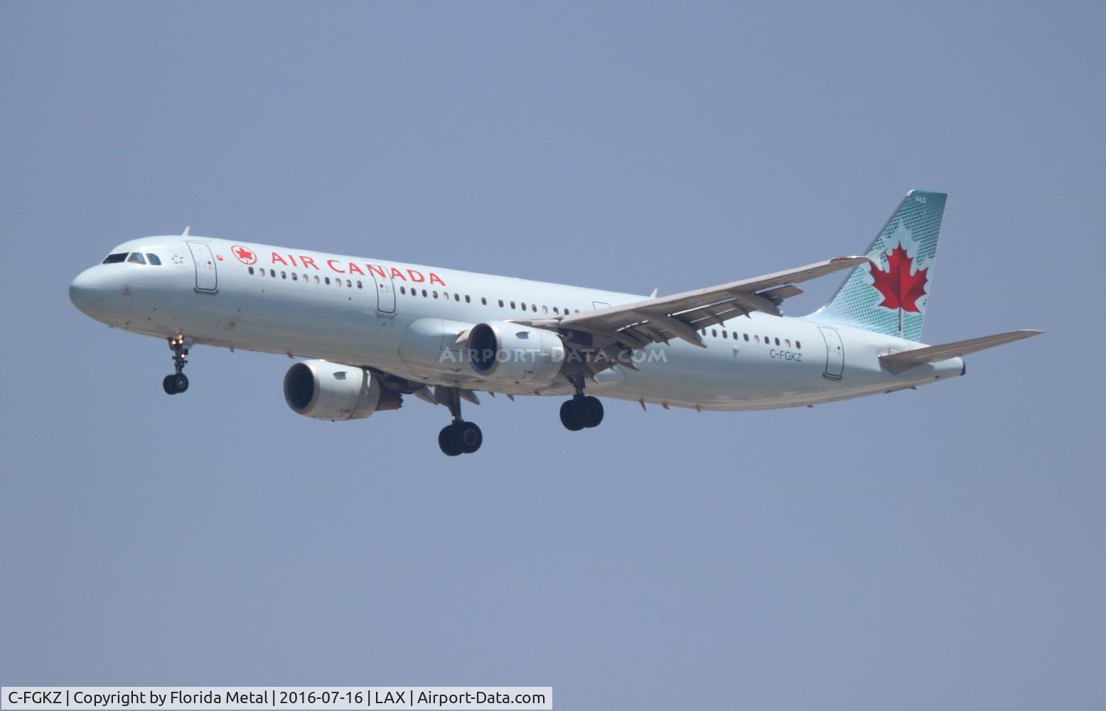 C-FGKZ, 2008 Airbus A321-212 C/N 3401, Air Canada