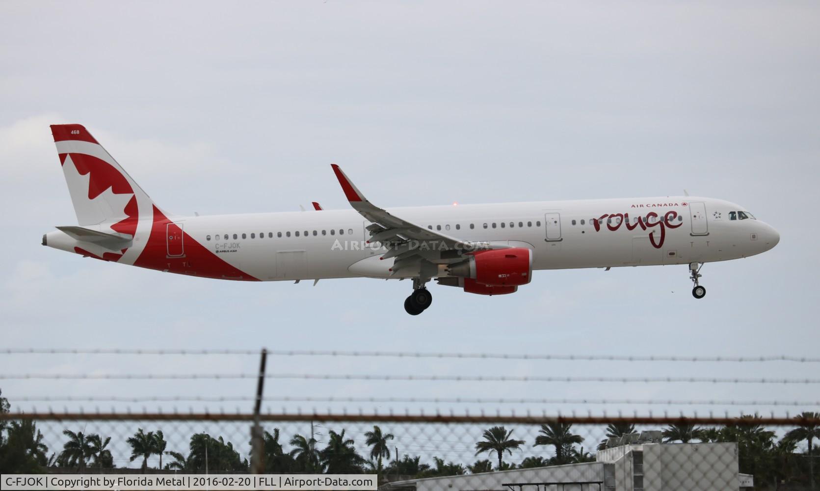 C-FJOK, 2015 Airbus A321-211 C/N 6844, Rouge
