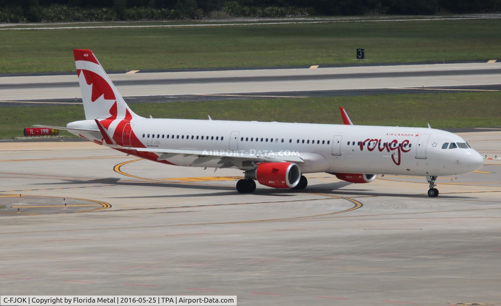 C-FJOK, 2015 Airbus A321-211 C/N 6844, Air Canada