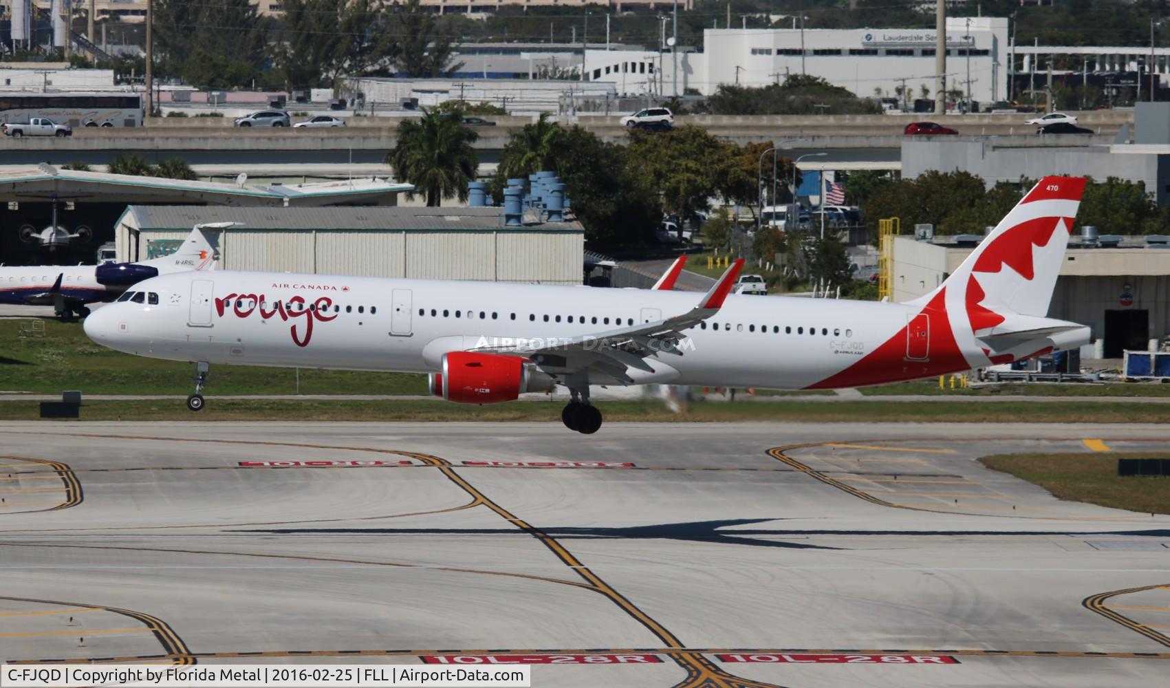 C-FJQD, 2015 Airbus A321-211 C/N 6884, Air Canada