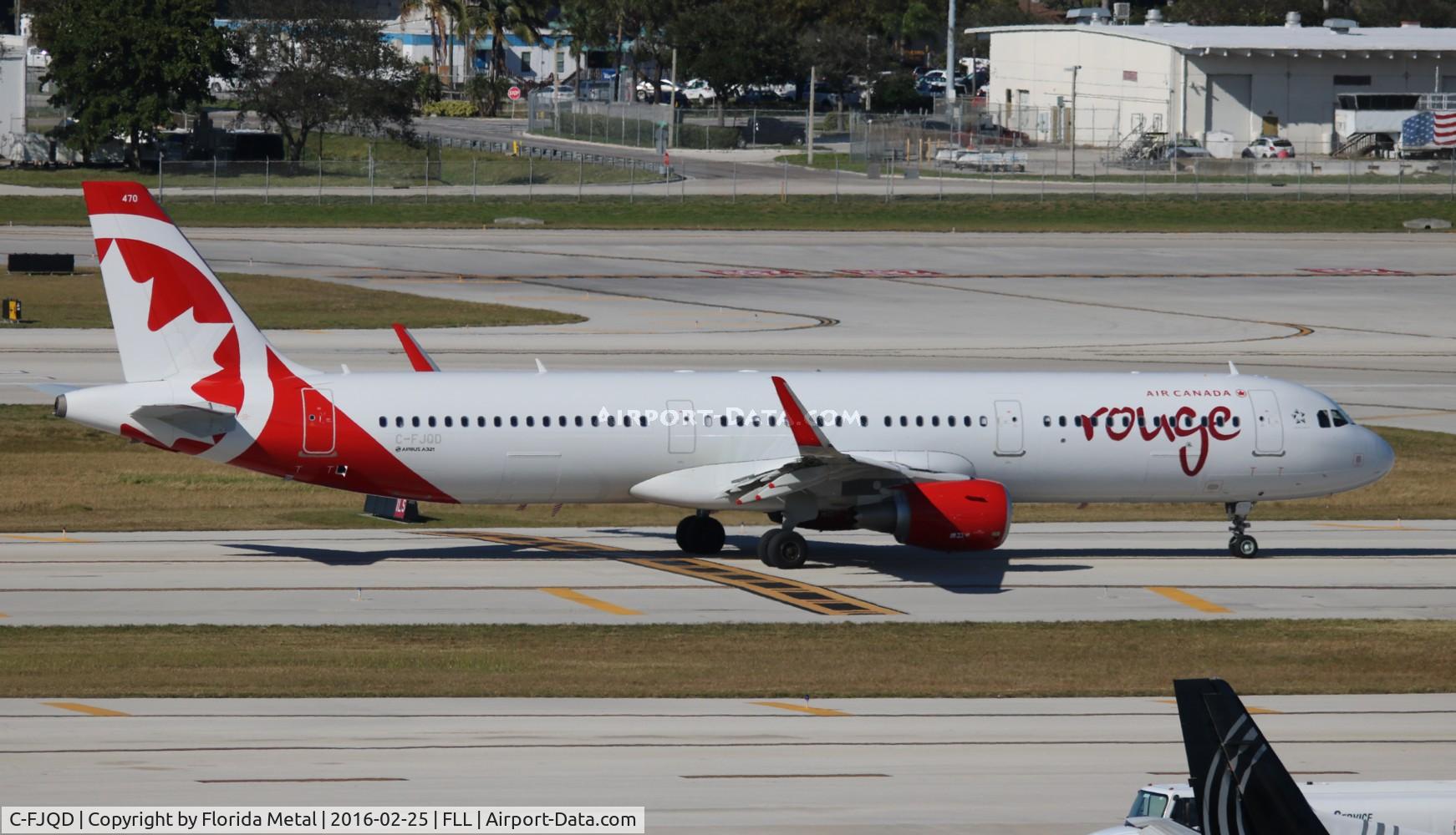 C-FJQD, 2015 Airbus A321-211 C/N 6884, Air Canada