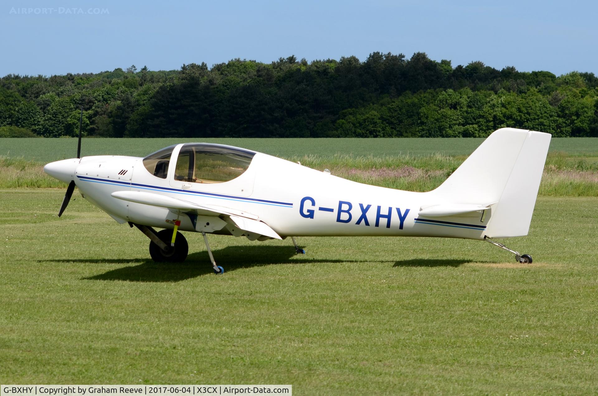 G-BXHY, 1998 Europa XS Monowheel C/N PFA 247-12514, Parked at Northrepps.