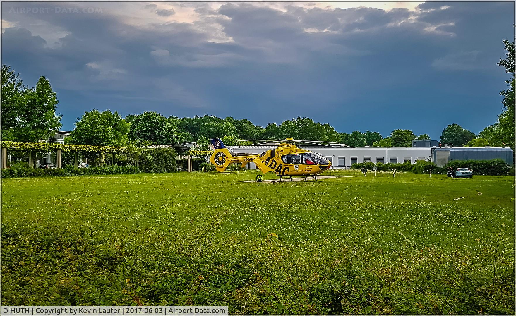 D-HUTH, 2011 Eurocopter EC-135P-2+ C/N 1000, @ Günzburg Krankenhaus