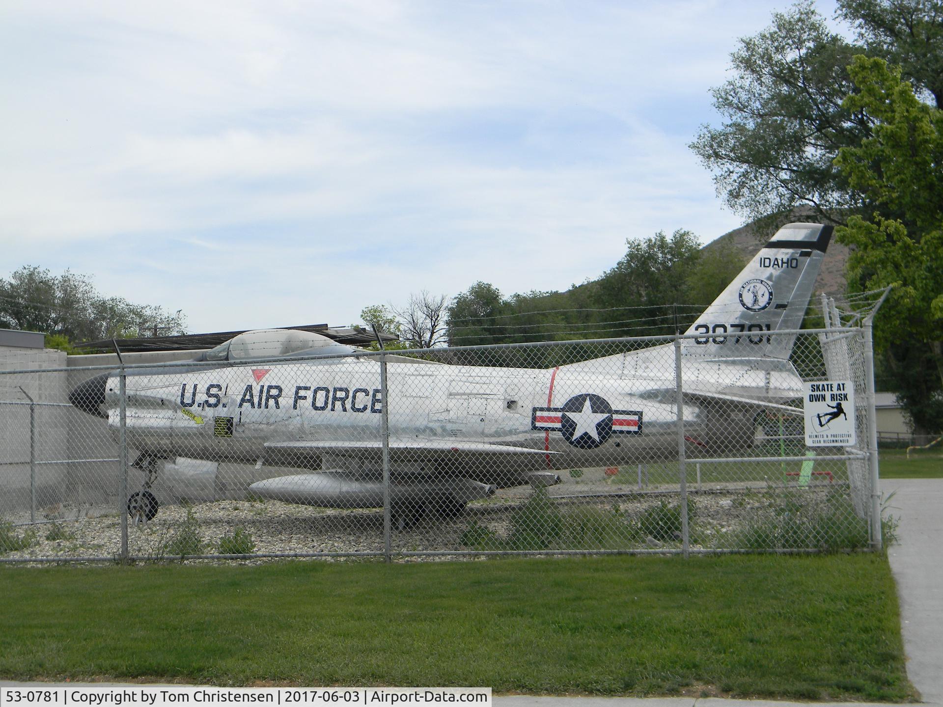 53-0781, 1953 North American F-86L Sabre C/N 201-225, In Wadleigh Park, Vale, Oregon