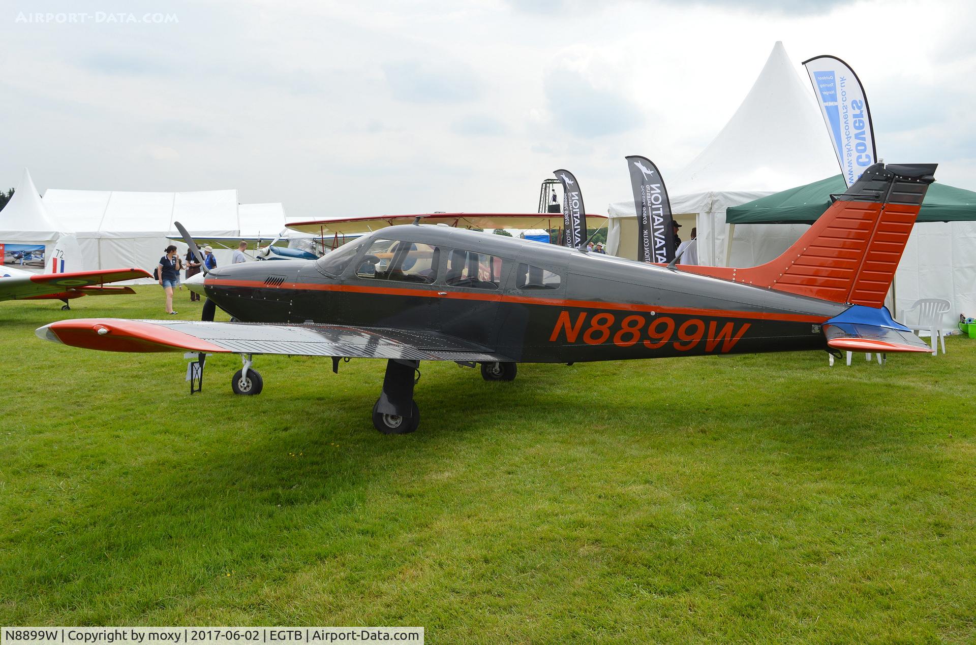 N8899W, 1977 Piper Turbo Arrow III C/N 28R-7803046, Piper Turbo Arrow III at AeroExpo 2017, Wycombe Air Park.