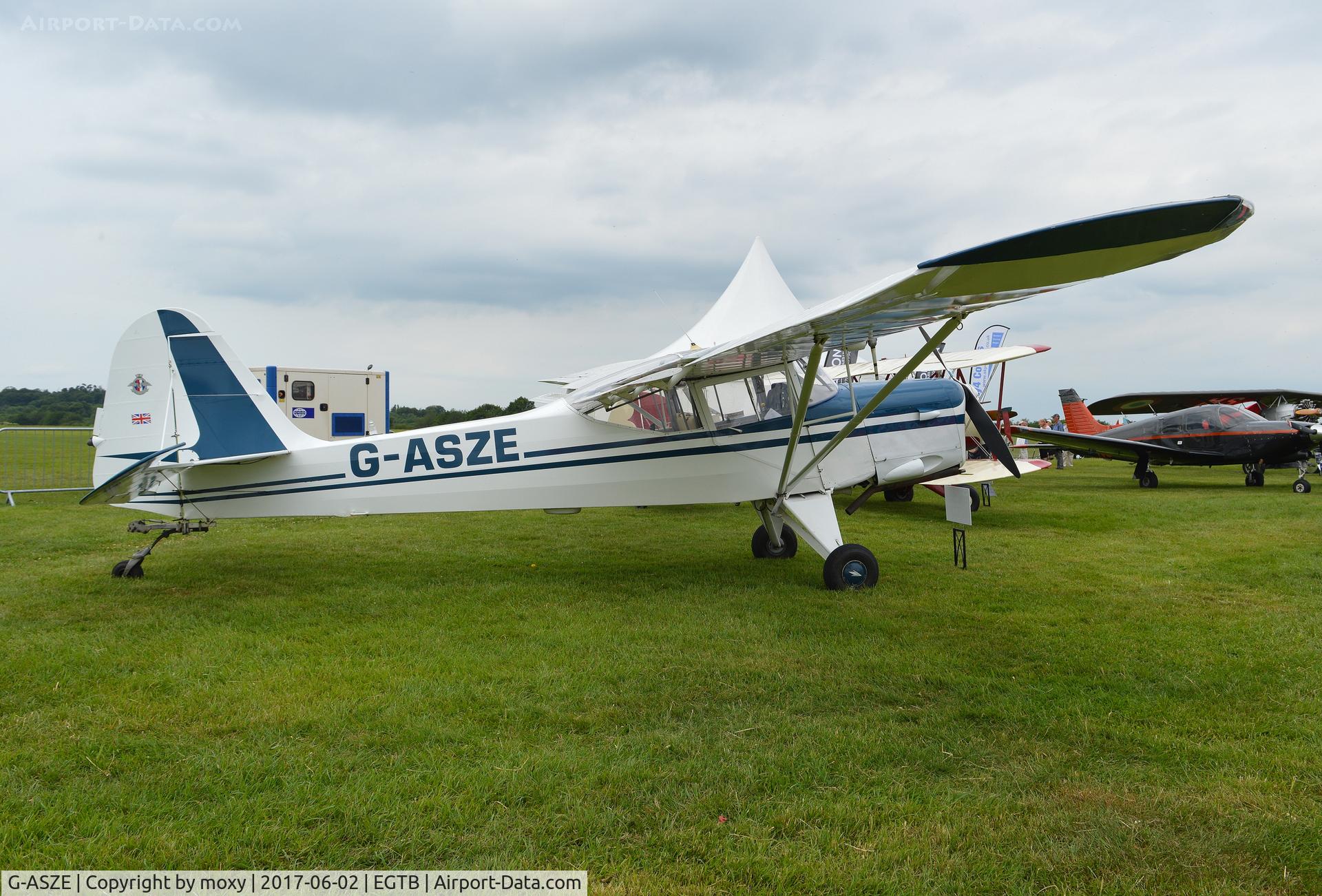 G-ASZE, 1964 Beagle A-61 Terrier 2 C/N B.636, Beagle A-61 Terrier 2 at Wycombe Air Park.