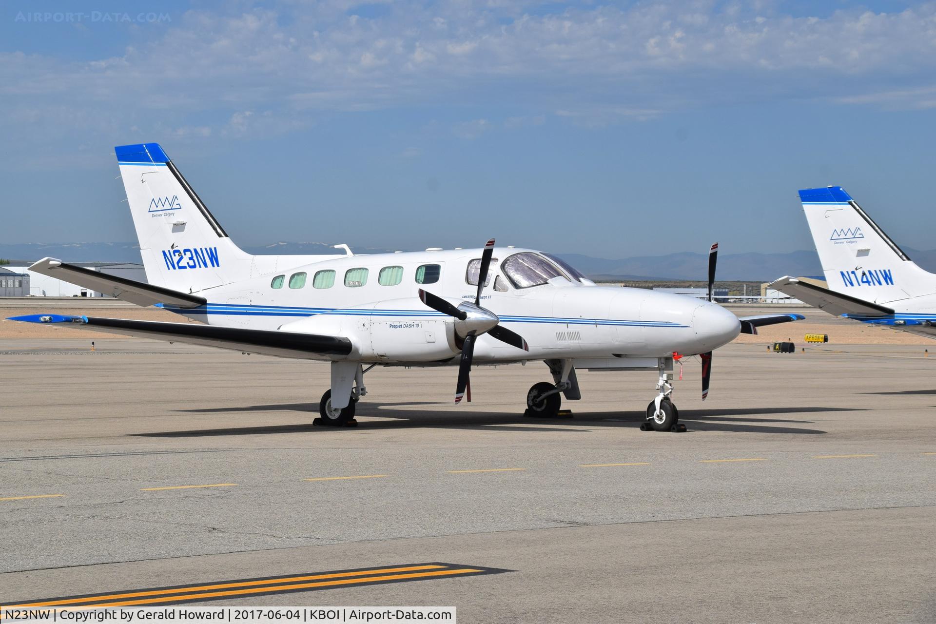 N23NW, 1978 Cessna 441 Conquest II C/N 441-0066, Parked on the north GA ramp.