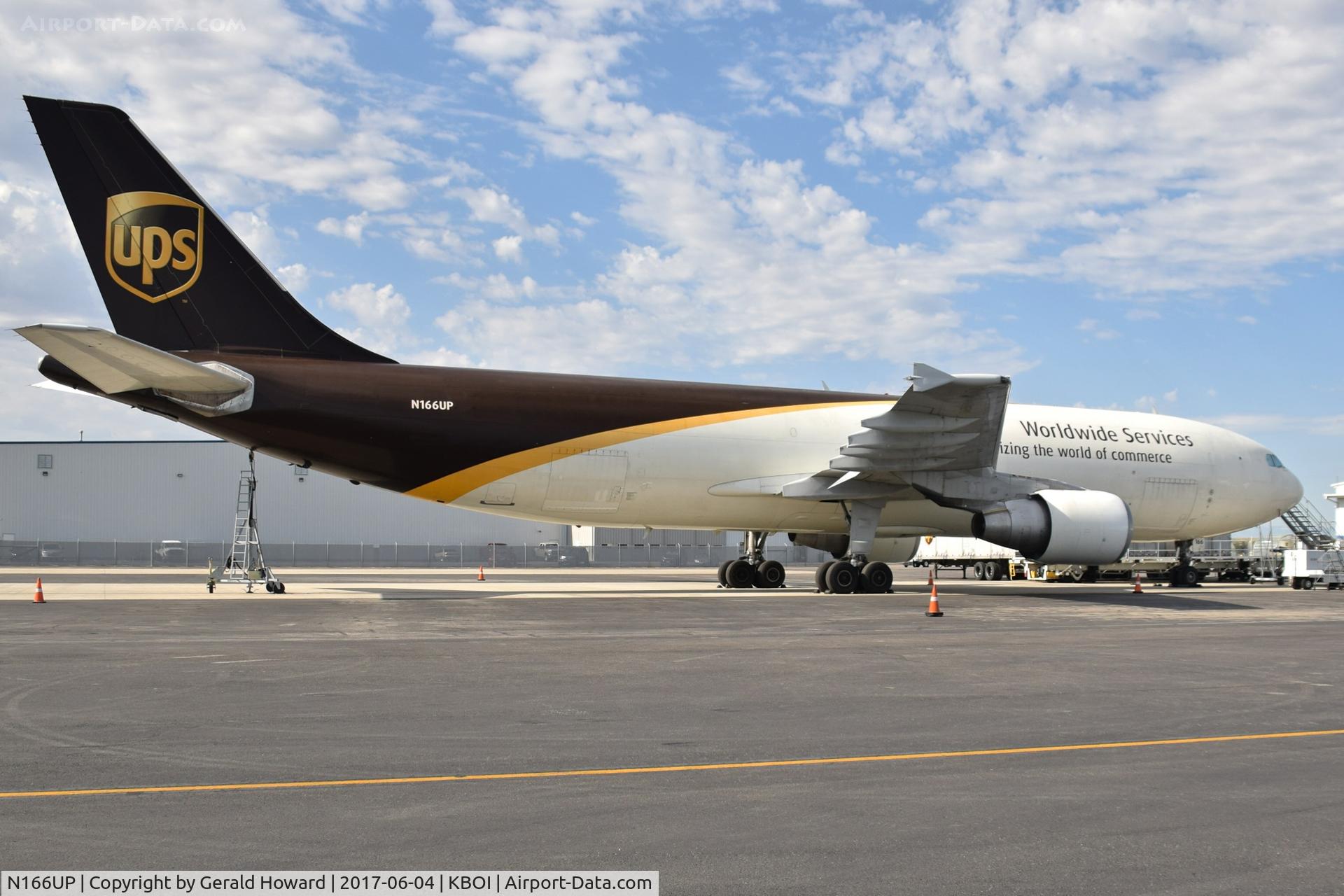 N166UP, 2005 Airbus A300F4-622R C/N 0861, Parked on the UPS ramp.