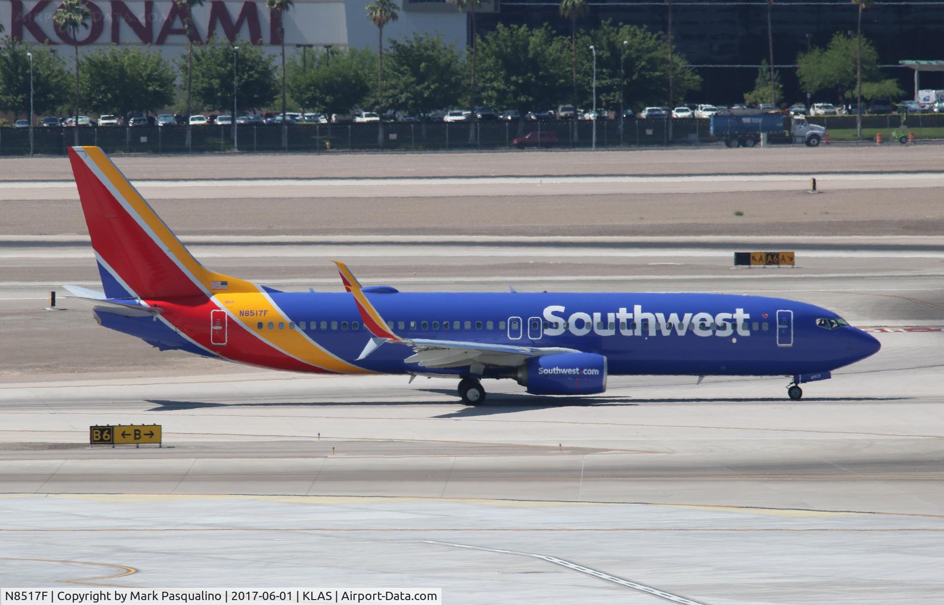N8517F, 2016 Boeing 737-8H4 C/N 63594, Boeing 737-800
