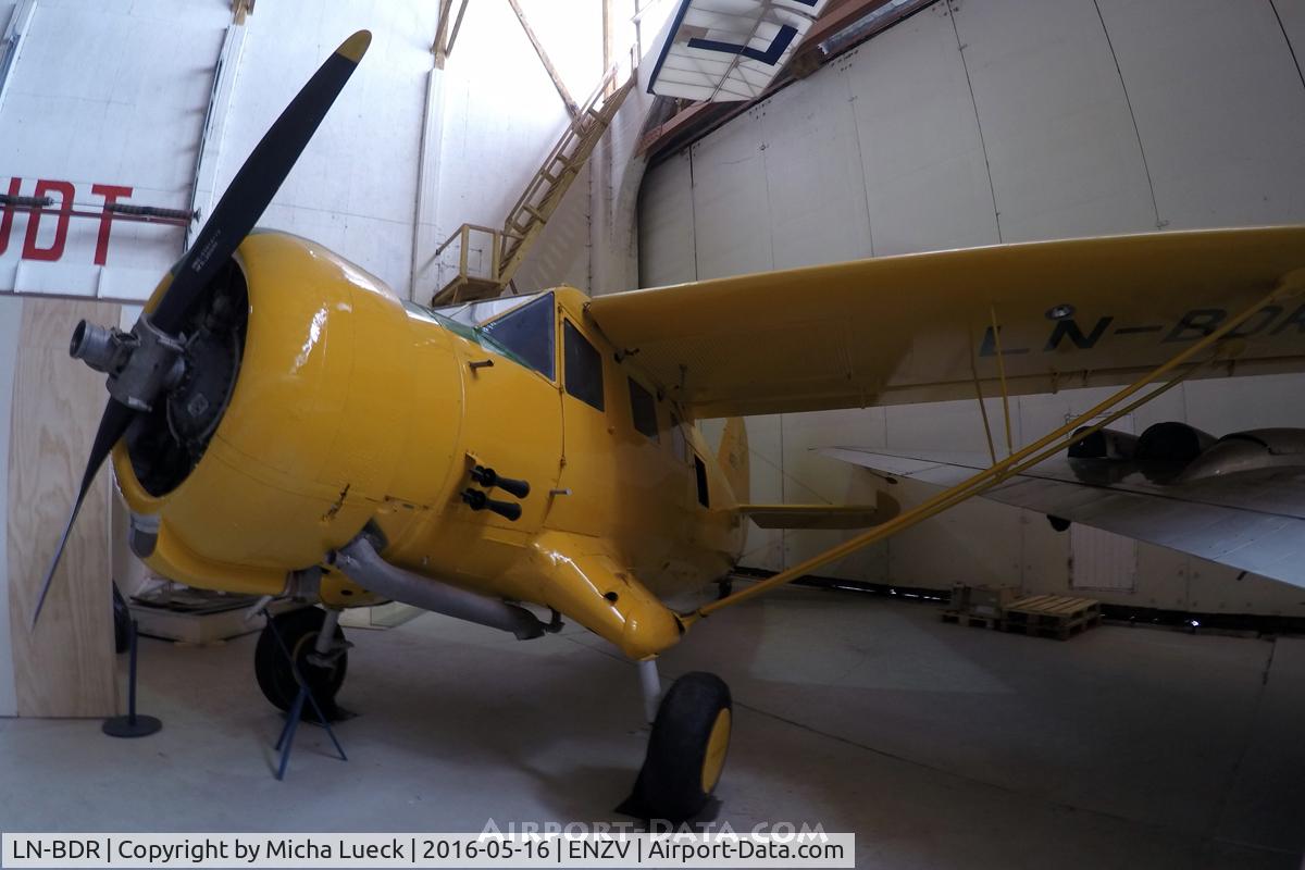 LN-BDR, Noorduyn Norseman IV C/N 92, At the Flyhistorisk Museum in Stavanger