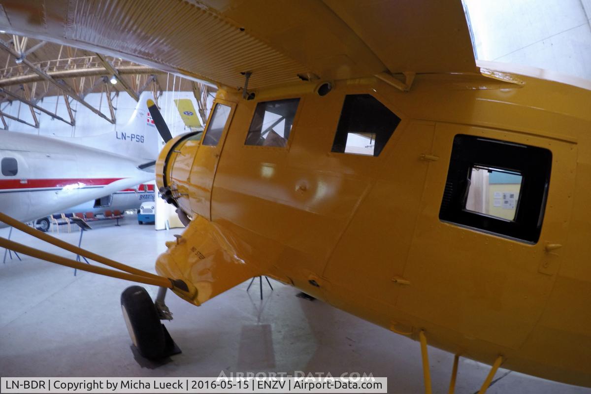 LN-BDR, Noorduyn Norseman IV C/N 92, At the Flyhistorisk Museum in Stavanger