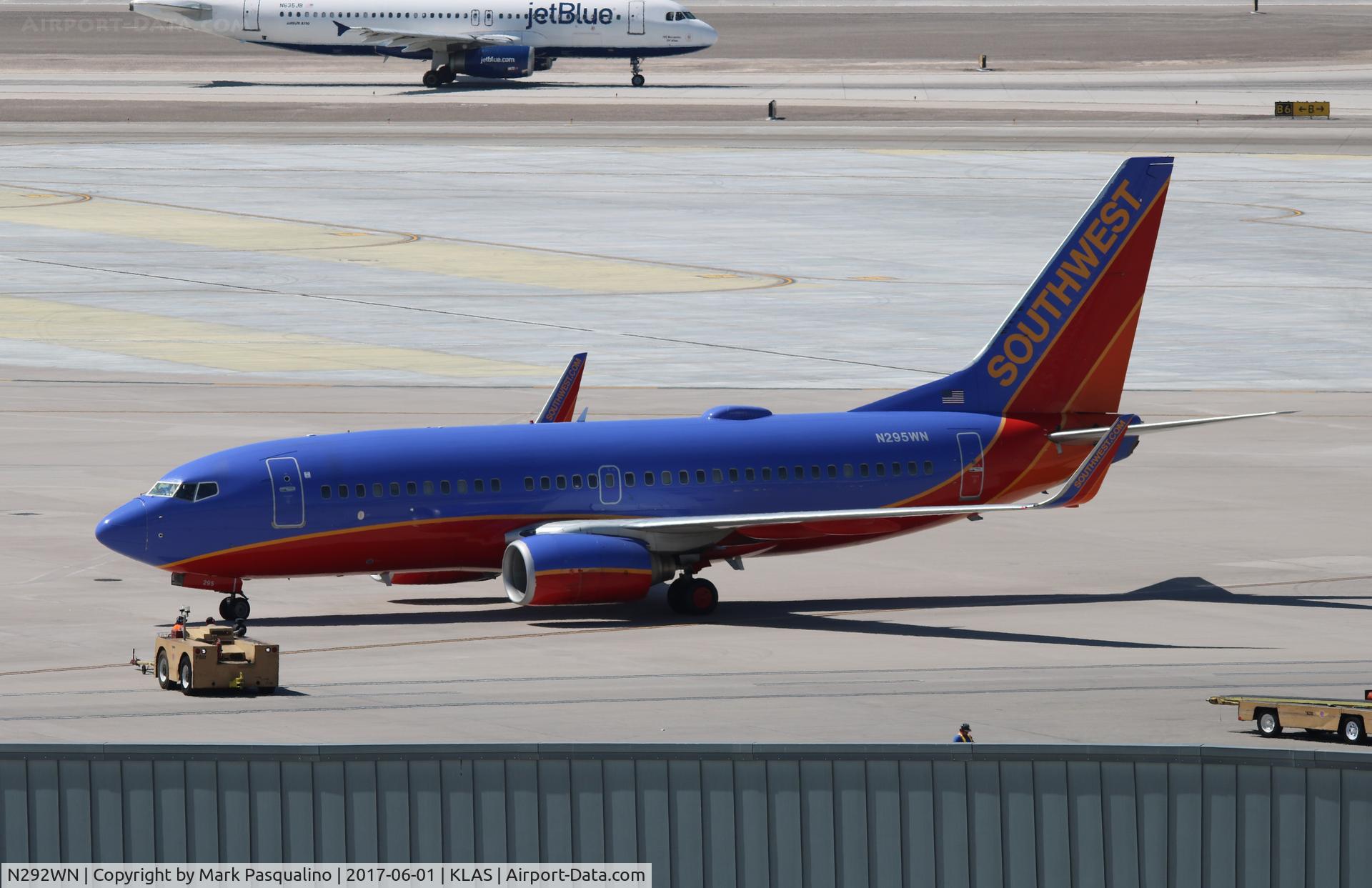 N292WN, 2007 Boeing 737-7H4 C/N 32538, Boeing 737-700