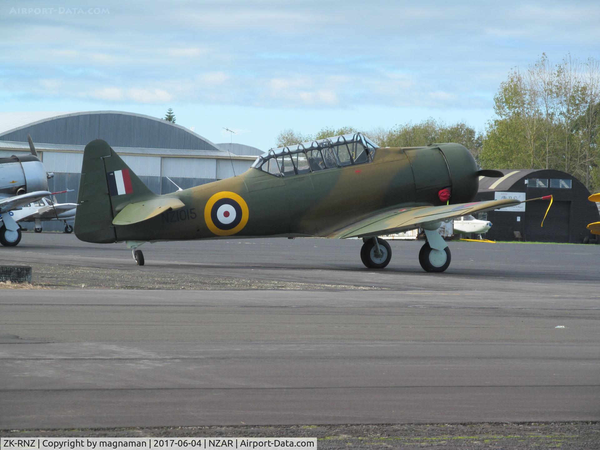 ZK-RNZ, North American AT-6C Harvard IIA C/N Not found NZ1015/ZK-RNZ, Alias ZK-RNZ at Ardmore open day