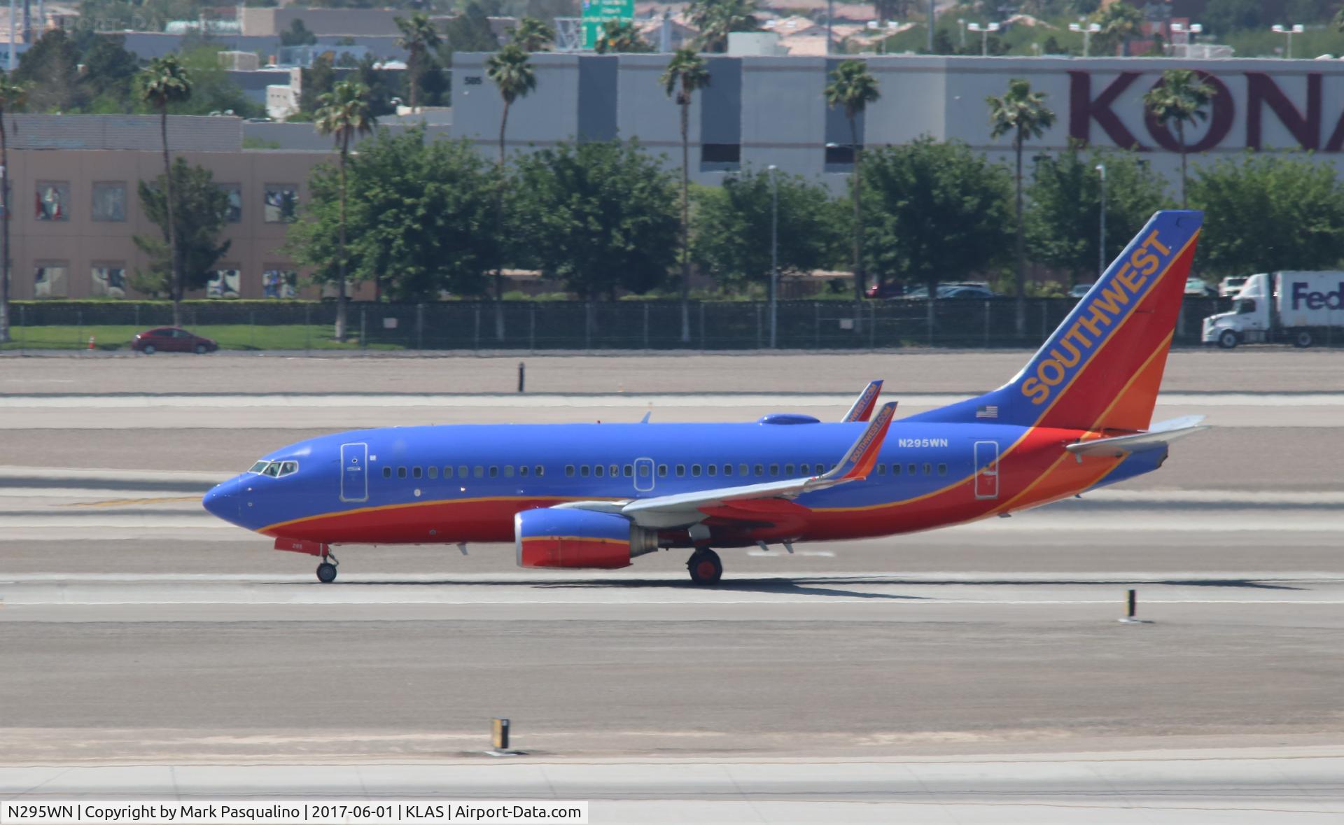 N295WN, 2007 Boeing 737-7H4 C/N 32541, Boeing 737-700