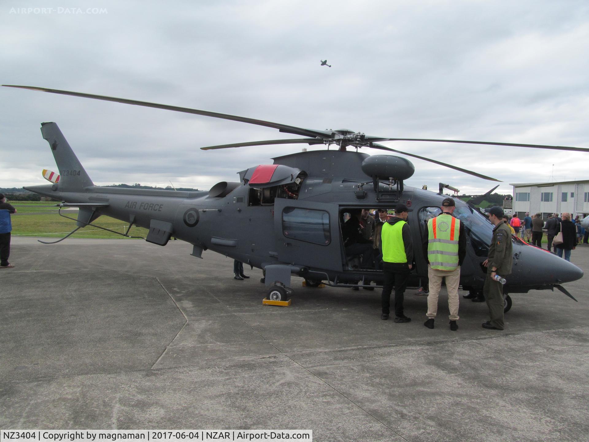 NZ3404, AgustaWestland A-109LUH C/N 13785, at open day event