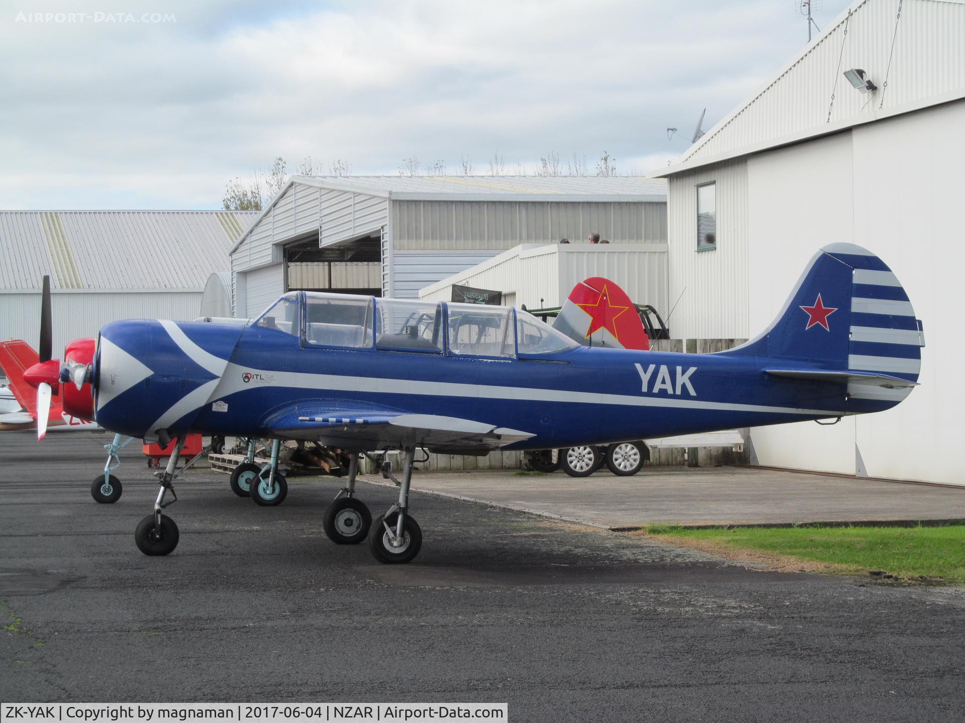 ZK-YAK, Yakovlev Yak-52 C/N 9712002, on apron at d day event