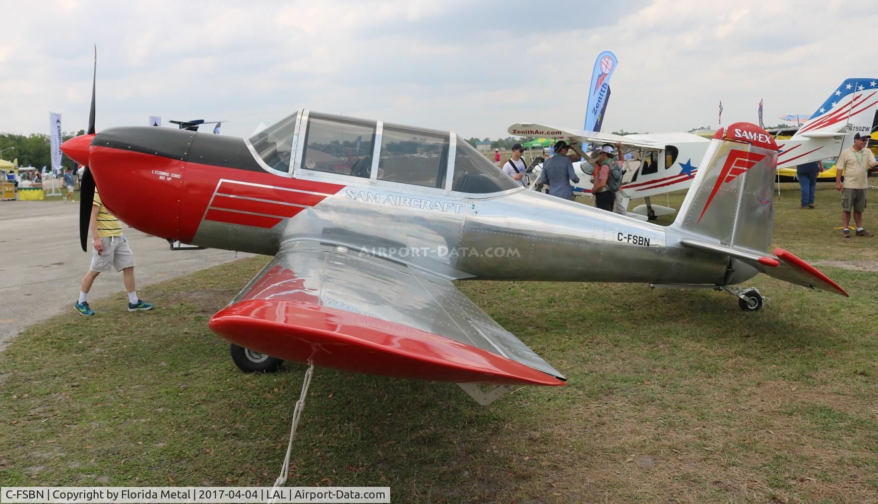 C-FSBN, NICOLAS HEINTZ SAM-A ZT-238 C/N 238-001, SAM-A ZT-238