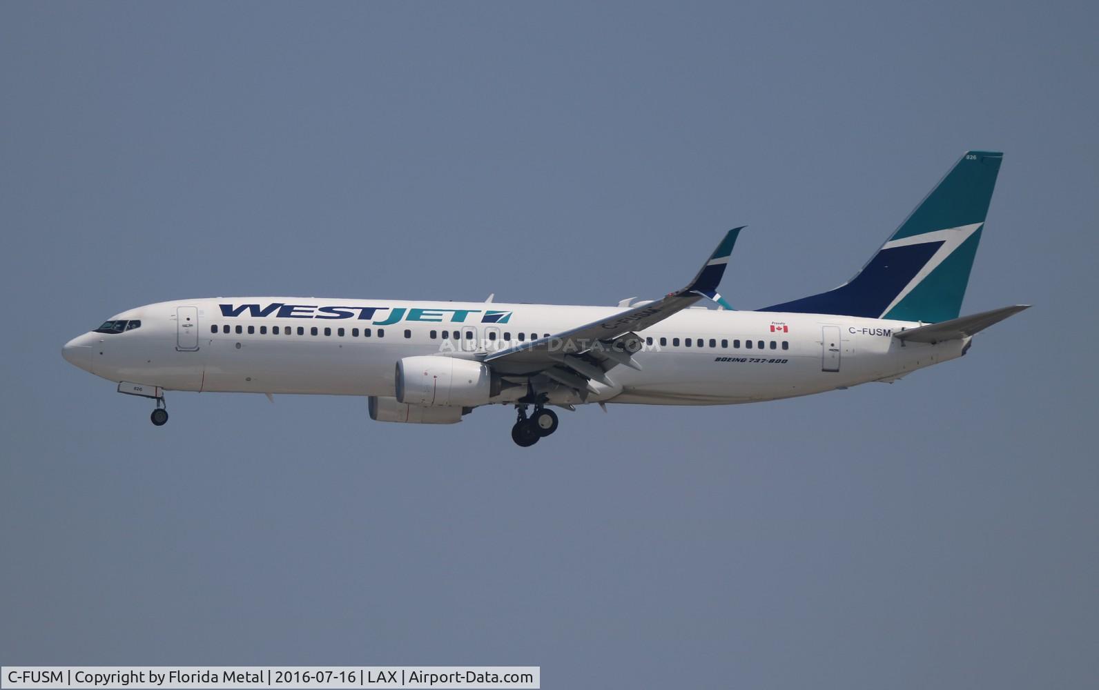 C-FUSM, 2013 Boeing 737-8CT C/N 39081, West Jet