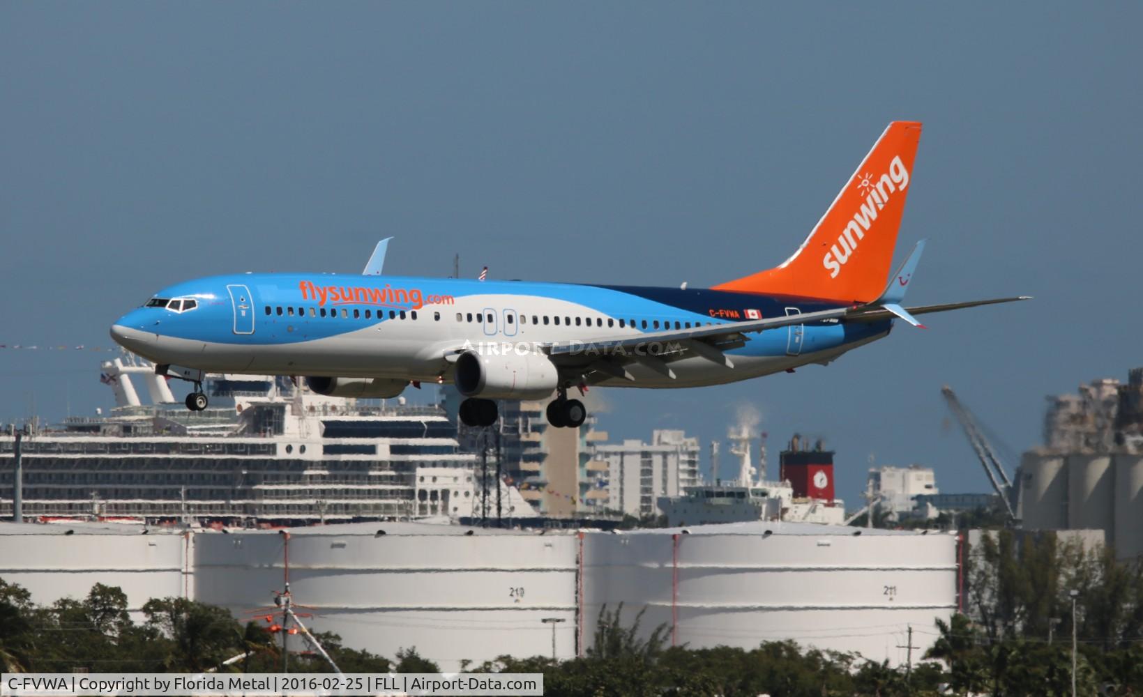 C-FVWA, 2012 Boeing 737-8K5 C/N 37264, Sunwing