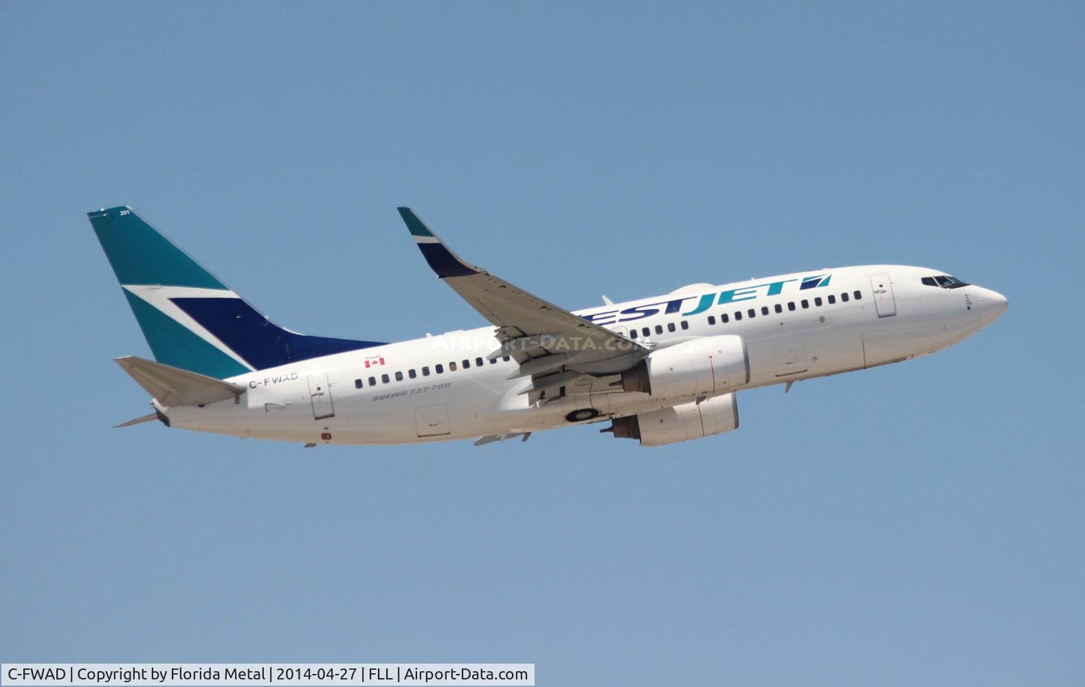 C-FWAD, 2002 Boeing 737-7CT C/N 32753, West Jet