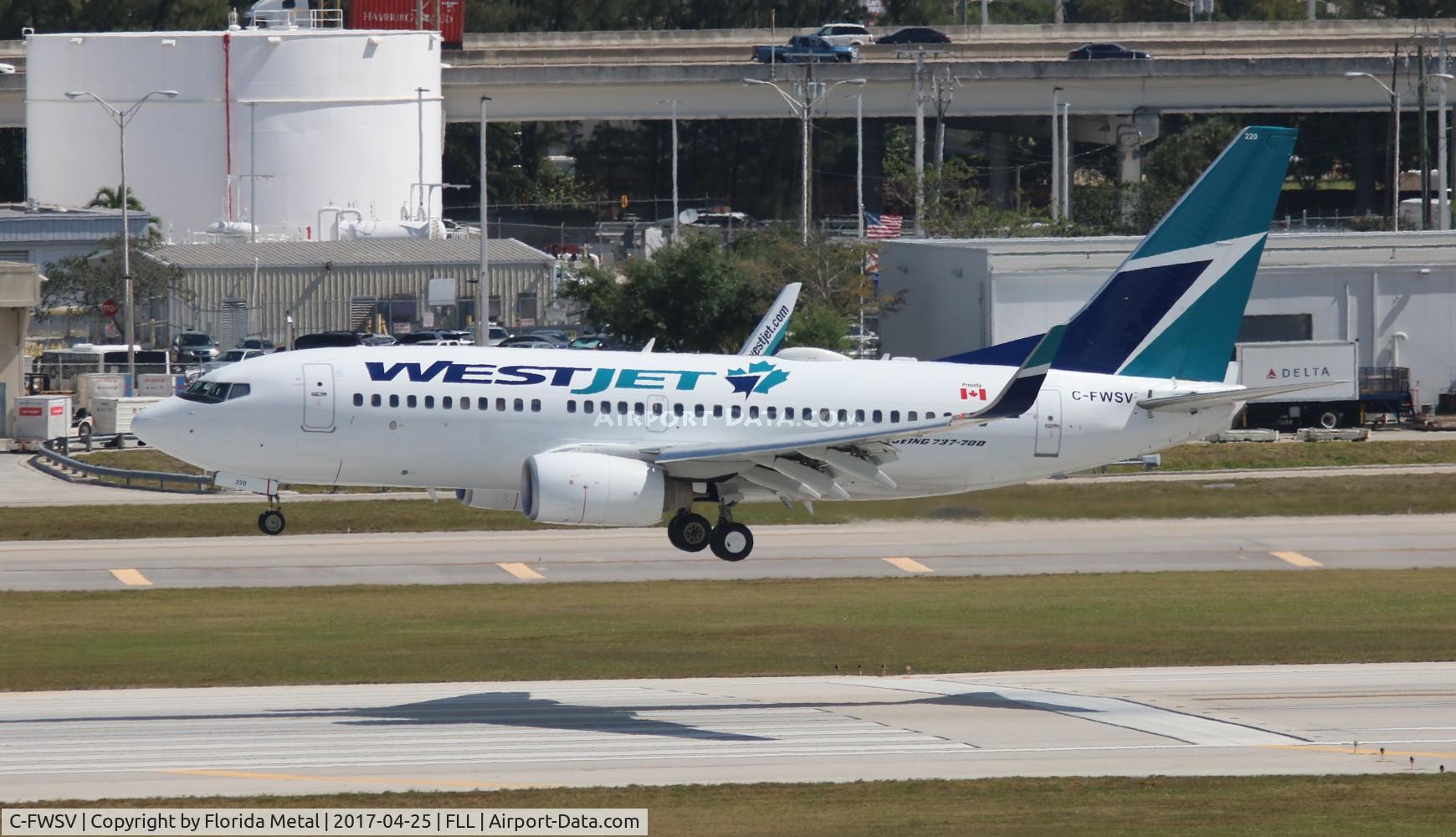 C-FWSV, 2003 Boeing 737-7CT C/N 32760, West Jet