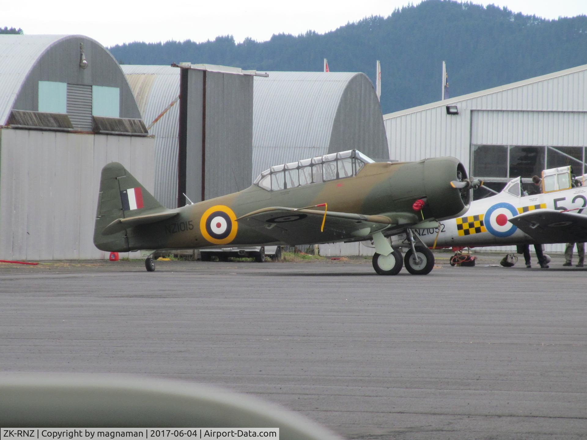 ZK-RNZ, North American AT-6C Harvard IIA C/N Not found NZ1015/ZK-RNZ, Harvard NZ1015