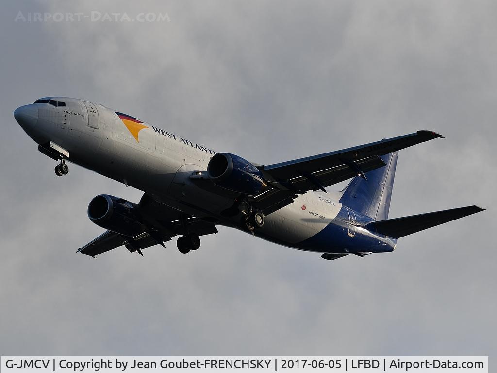 G-JMCV, 1989 Boeing 737-4K5 C/N 24128, Atlantic Airlines QY1846 from Brussels landing runway 23