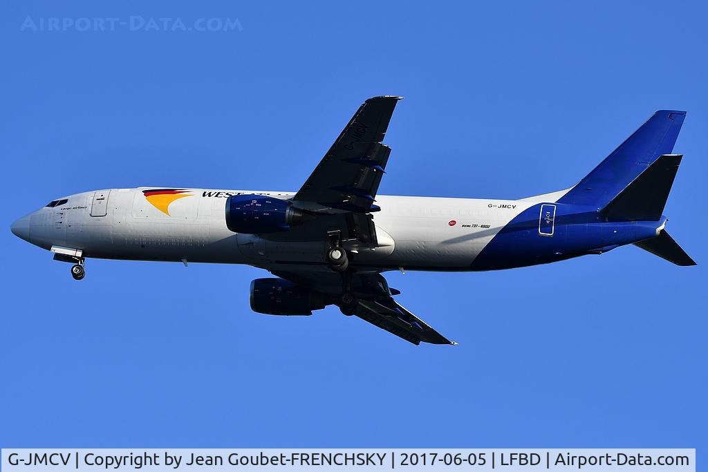 G-JMCV, 1989 Boeing 737-4K5 C/N 24128, Atlantic Airlines QY1846 from Brussels landing runway 23