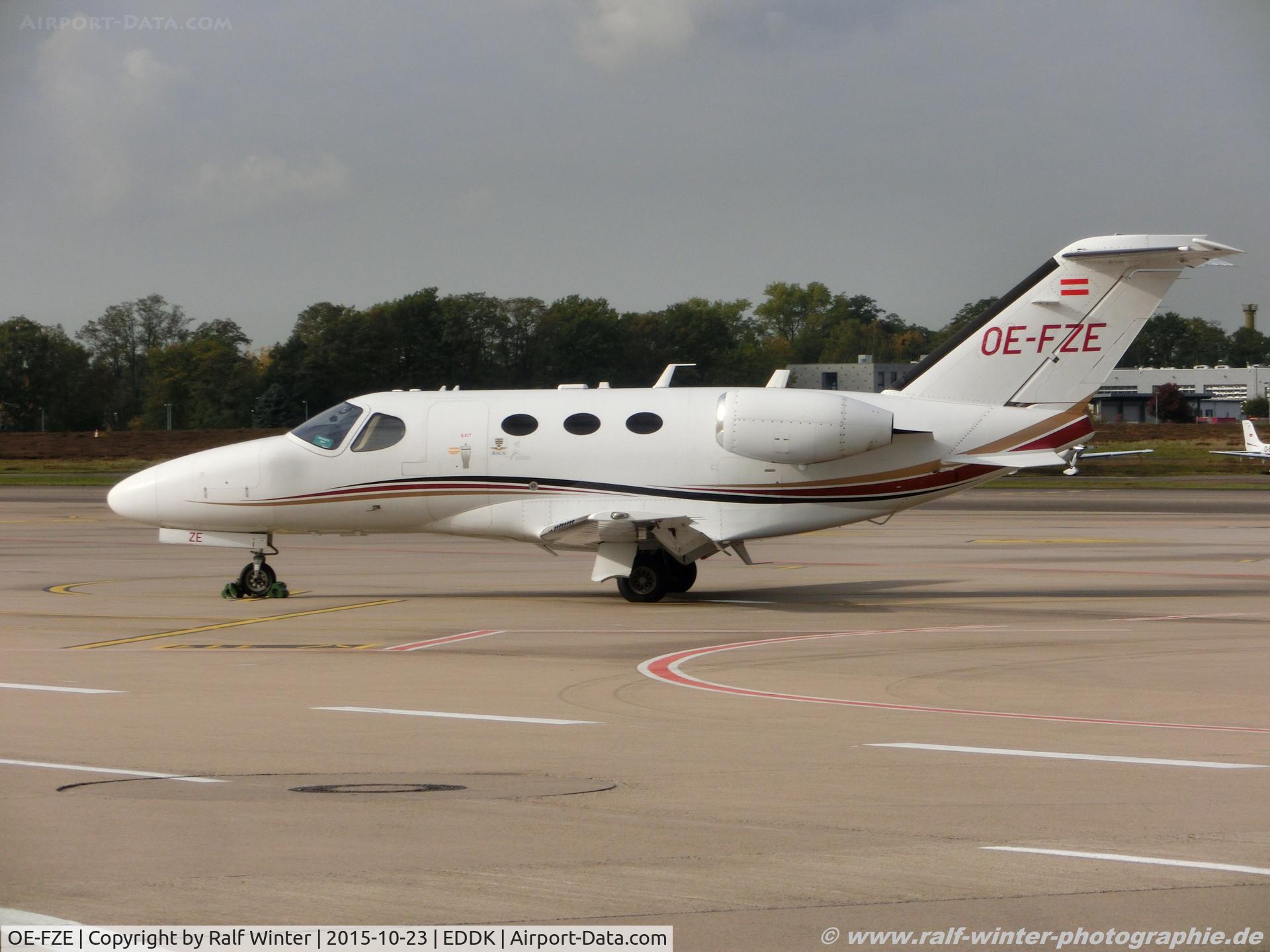 OE-FZE, 2009 Cessna 510 Citation Mustang Citation Mustang C/N 510-0217, Cessna 510 Citation Mustang - GAC GlobeAir AG - 510-0217 - OE-FZE - 23.10.2015 - CGN
