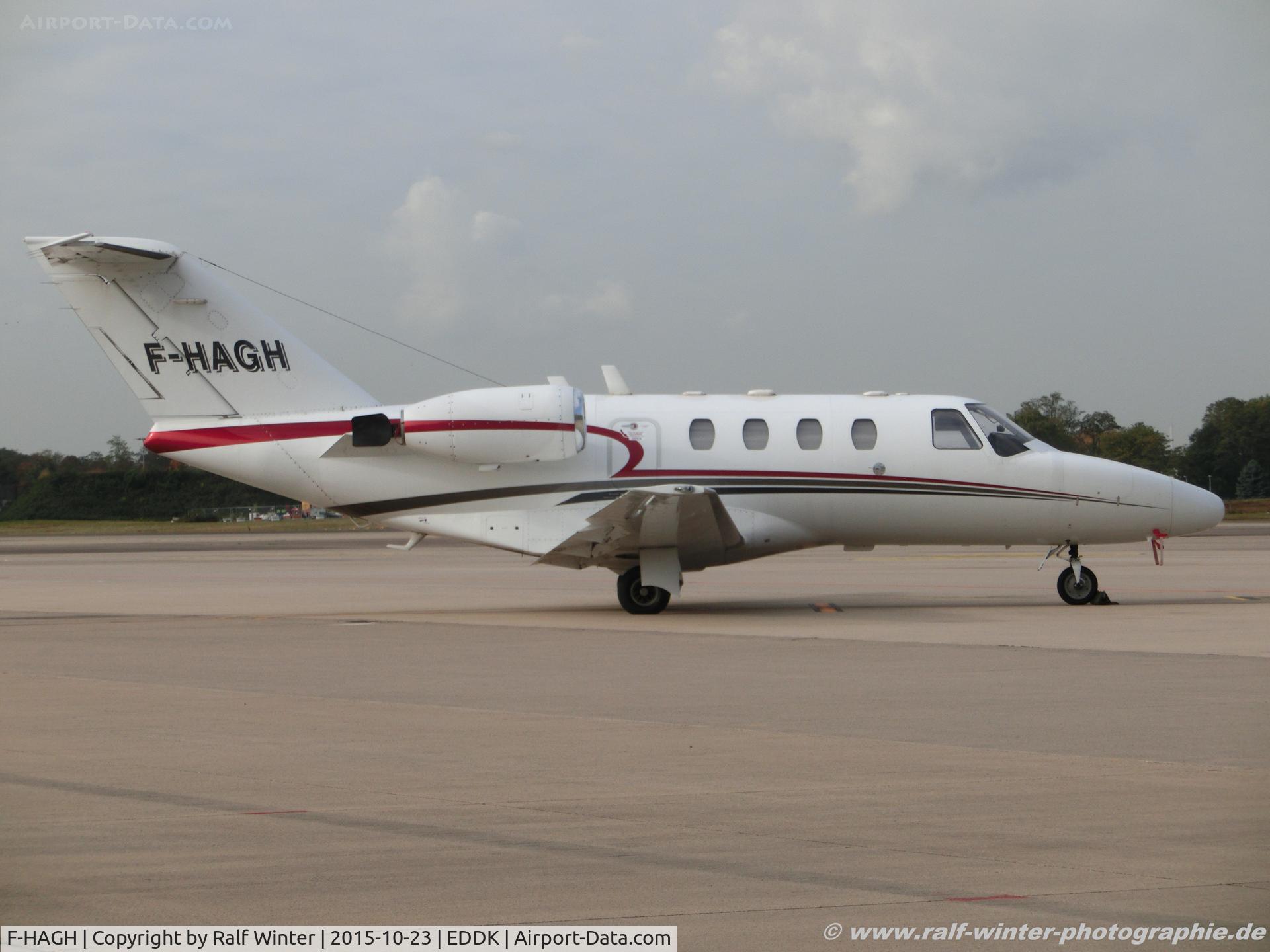 F-HAGH, 2003 Cessna 525 CitationJet CJ1 C/N 525-0518, Cessna 525 CitationJet 1 - Sodiflers Celego Clamax - 525-0518 - F-HAGH - 23.10.2015 - CGN