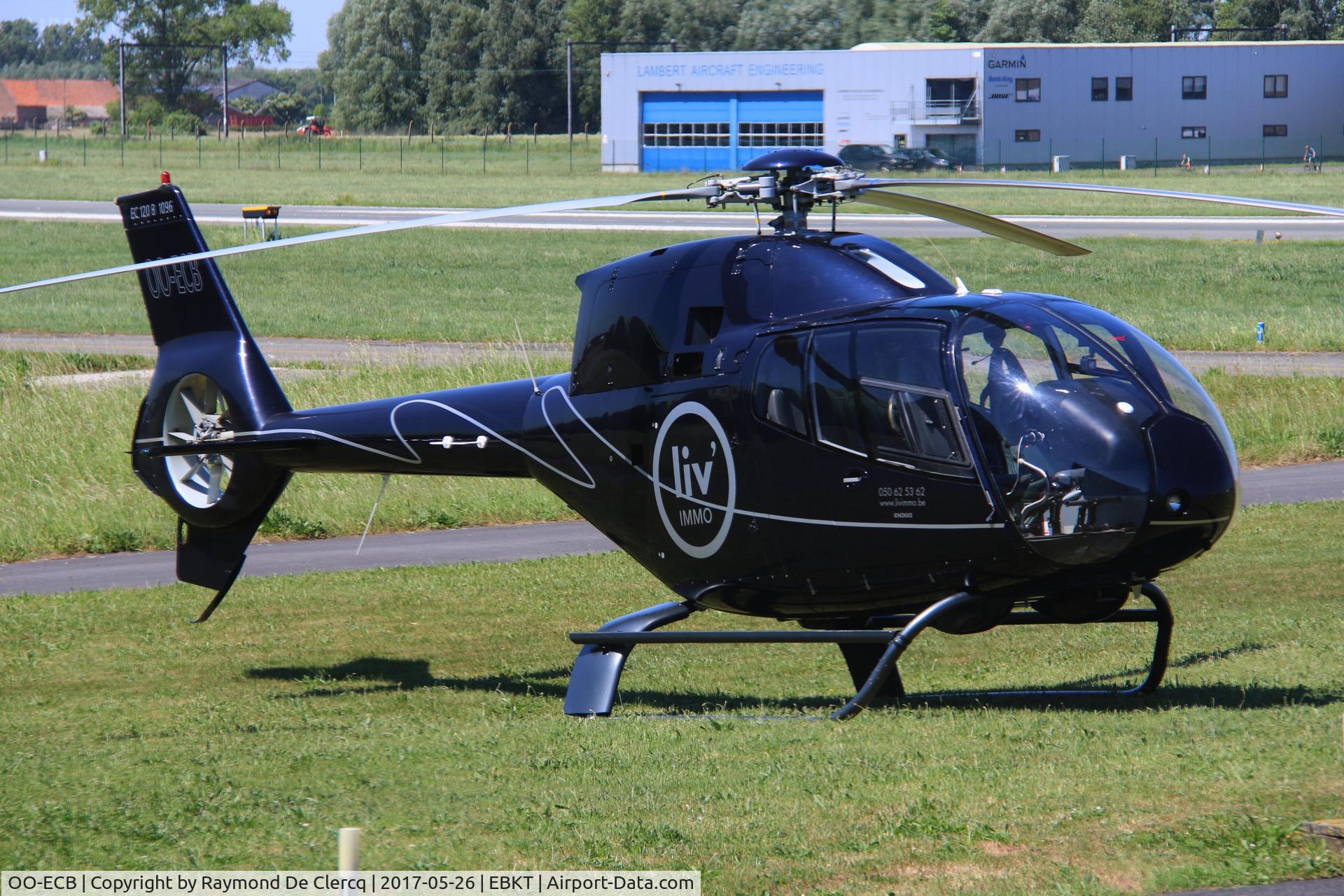 OO-ECB, 2000 Eurocopter EC-120B Colibri C/N 1096, At Wevelgem.