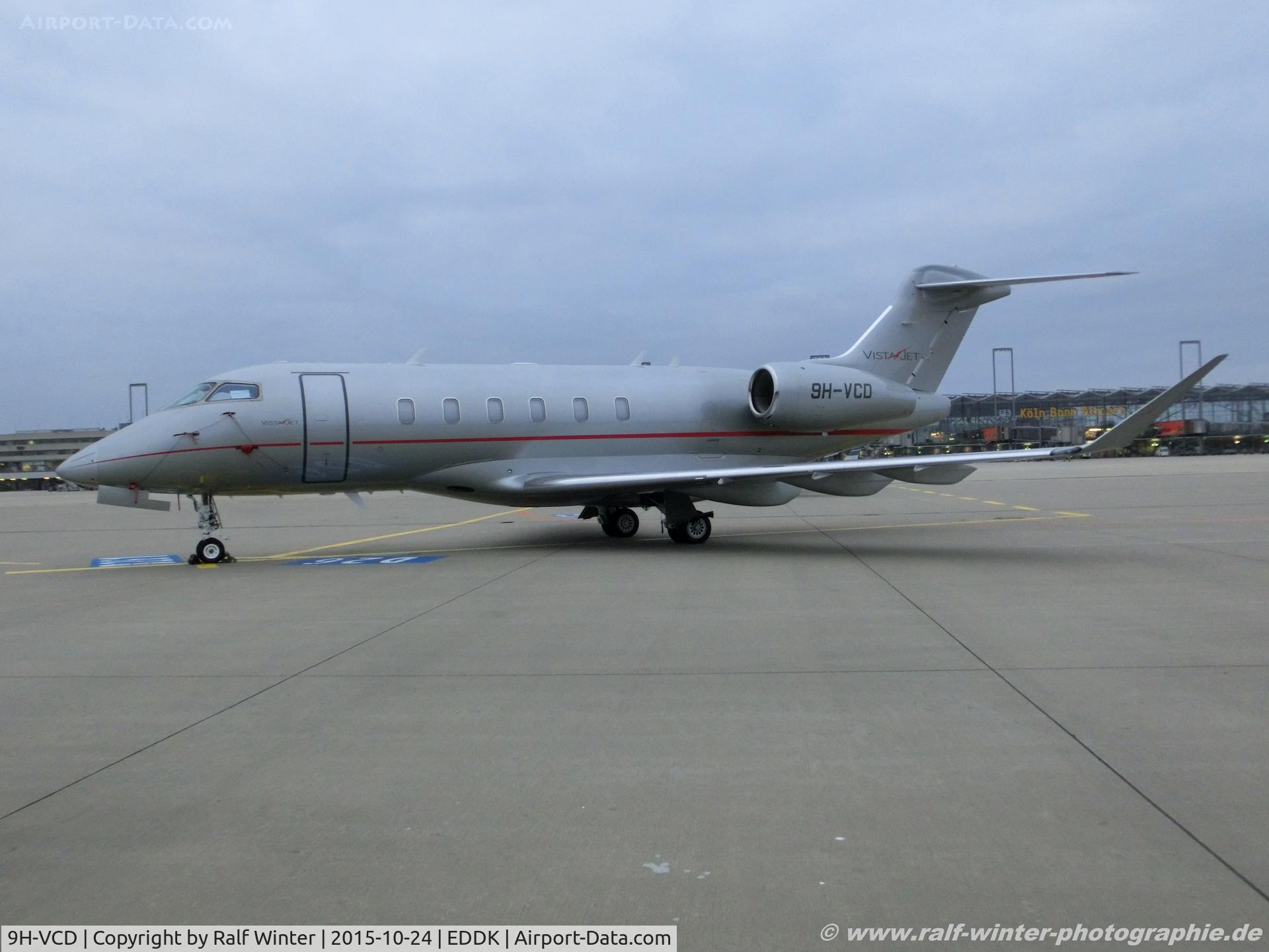 9H-VCD, 2015 Bombardier Challenger 350 (BD-100-1A10) C/N 20538, Bombardier BD-100-1A10 - VJT VistaJet - 20538 - 9H-VCD - 24.10.2015 - CGN