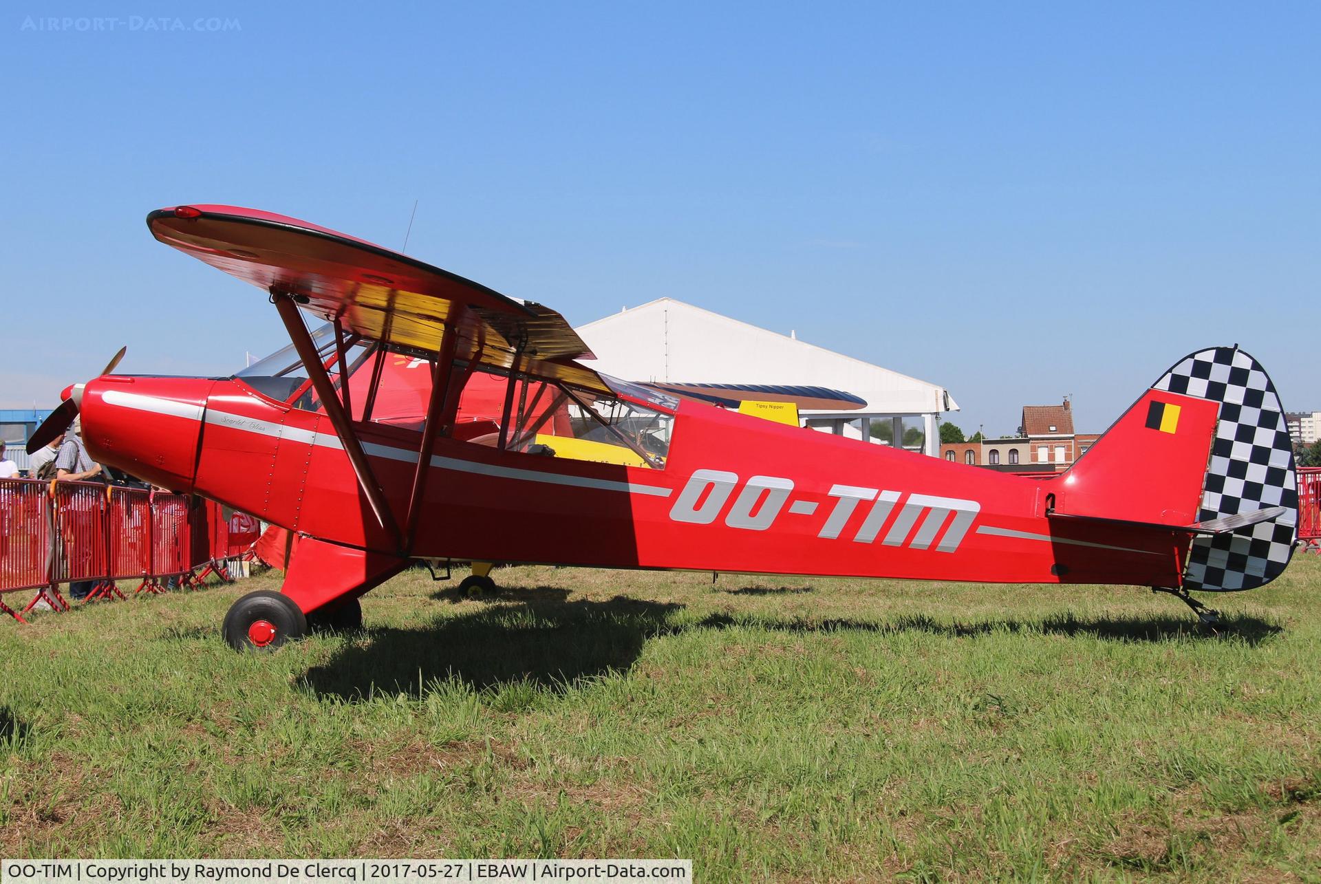 OO-TIM, 1954 Piper L-18C Super Cub C/N 18-3424, 26th Stampe fly in.