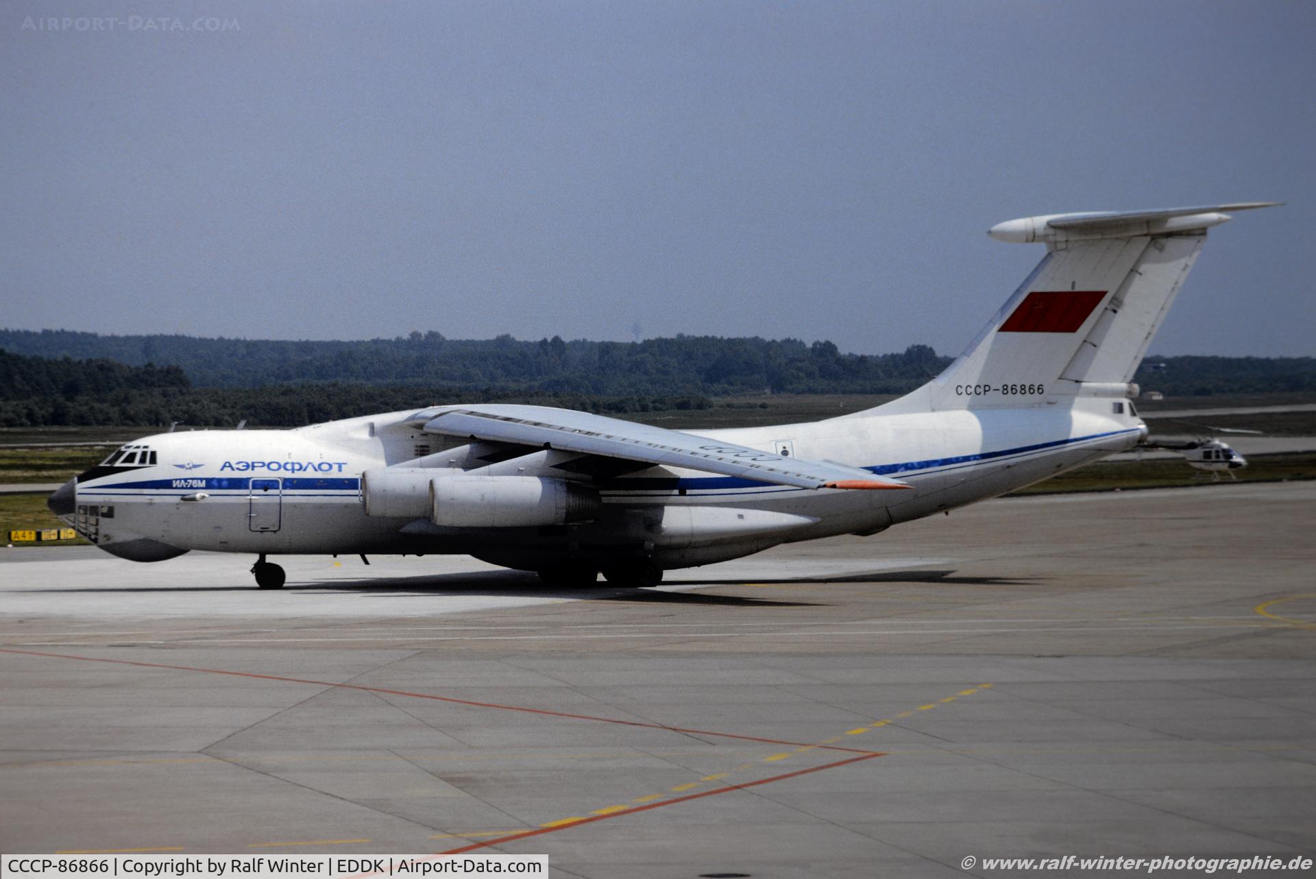 CCCP-86866, Ilyushin Il-76M C/N 000342882, Ilyushin Il-76M - Aeroflot -  0003428821 - CCCP-86866 - 1991 - CGN