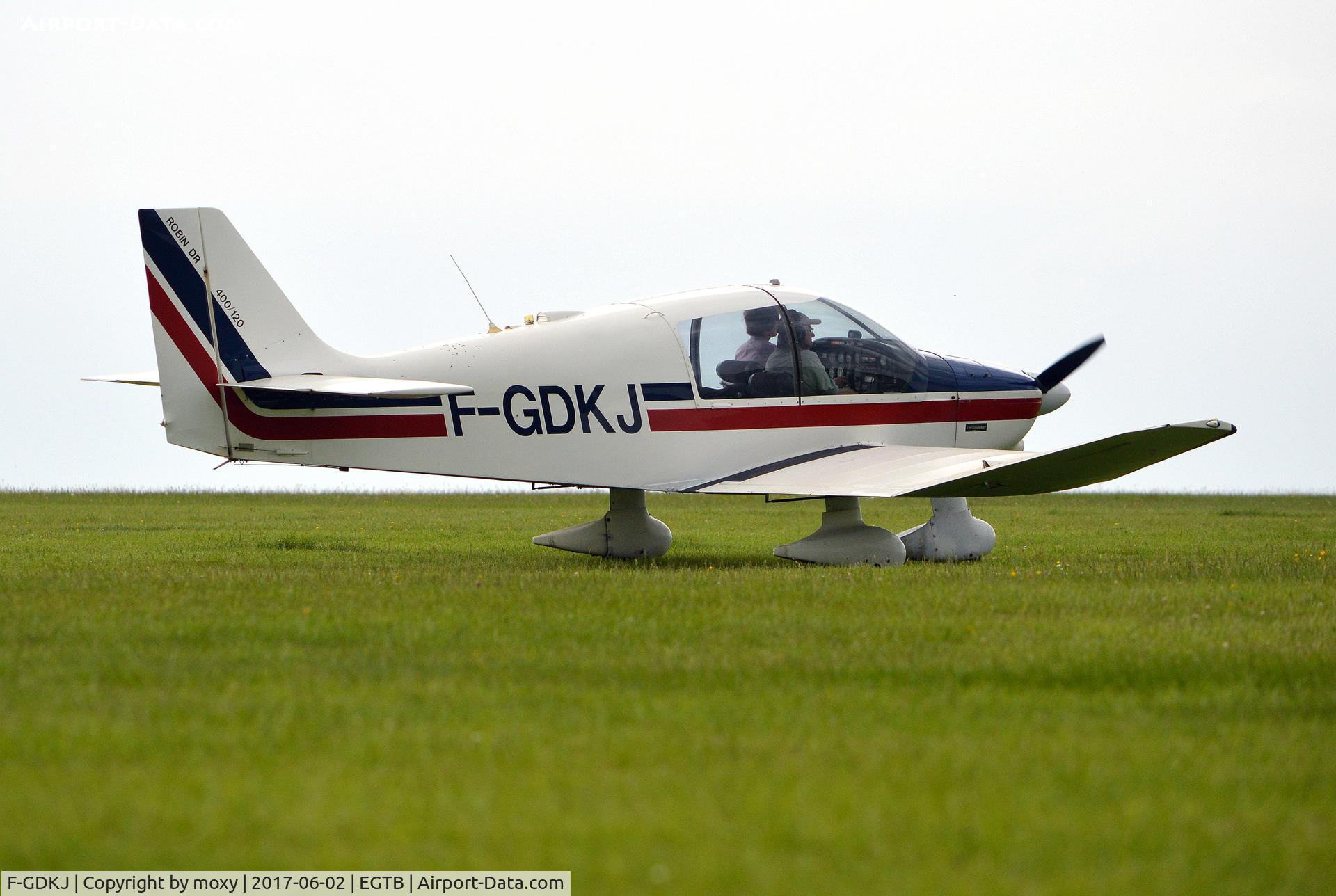 F-GDKJ, 1983 Robin DR-400-120 Petit Prince C/N 1612, Robin DR-400-120 at Wycombe Air Park.