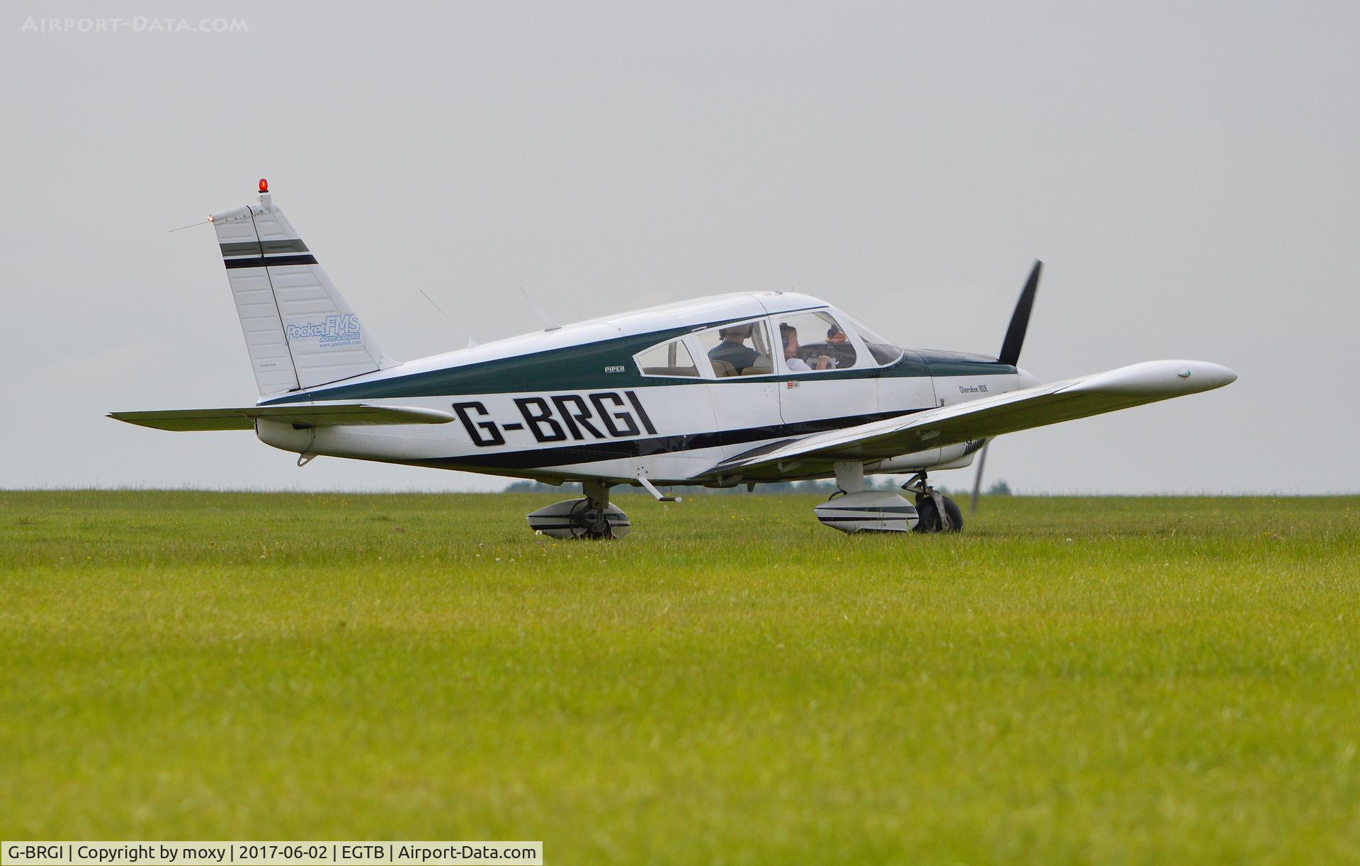 G-BRGI, 1969 Piper PA-28-180 Cherokee C/N 28-5827, Piper PA-28-180 Cherokee at Wycombe Air Park.