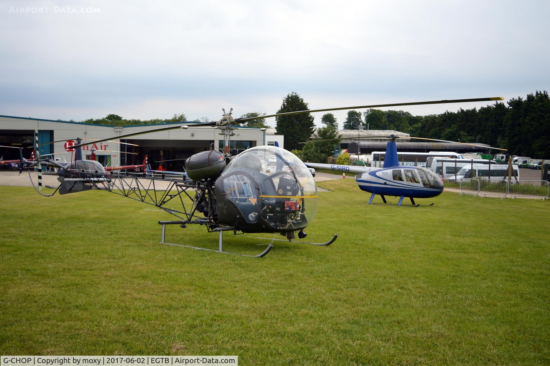 G-CHOP, 1966 Westland 47G-3B-1 C/N WAN-79, Westland 47G-3B-1 at Wycombe Air Park.