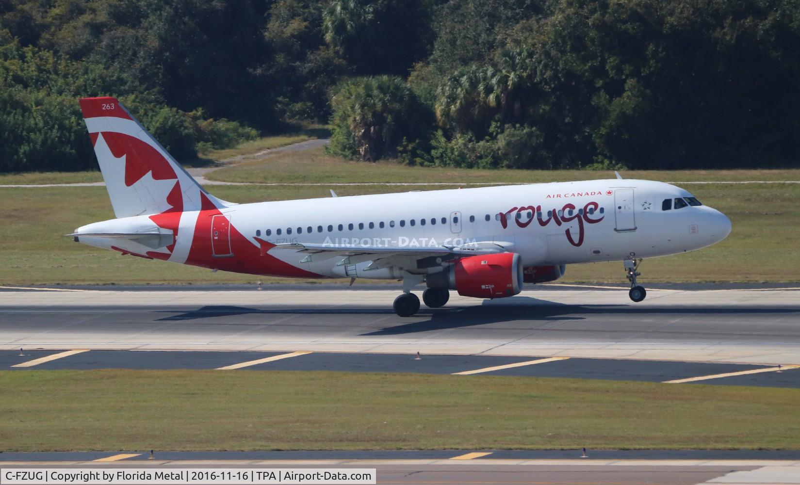 C-FZUG, 1997 Airbus A319-114 C/N 697, Rouge