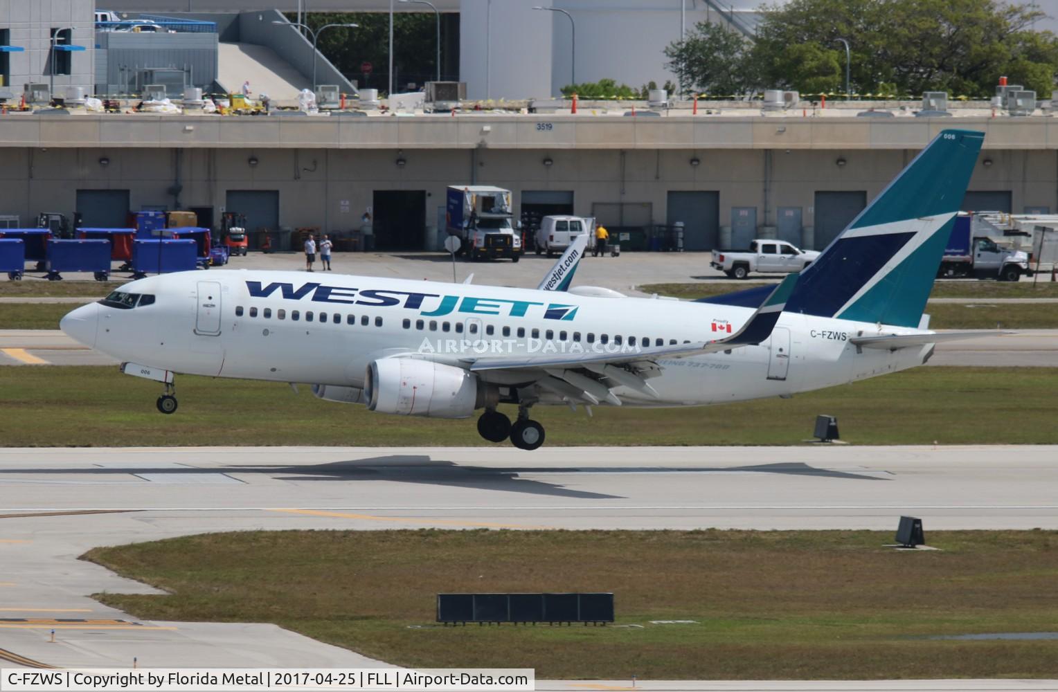 C-FZWS, 2001 Boeing 737-76N C/N 32731, West Jet