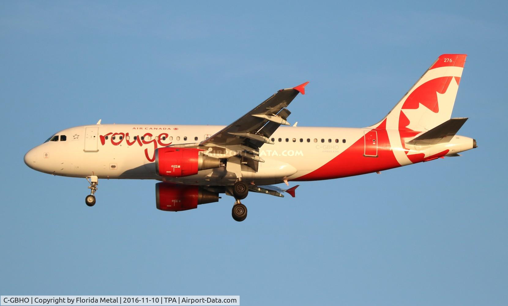 C-GBHO, 1998 Airbus A319-114 C/N 779, Rouge
